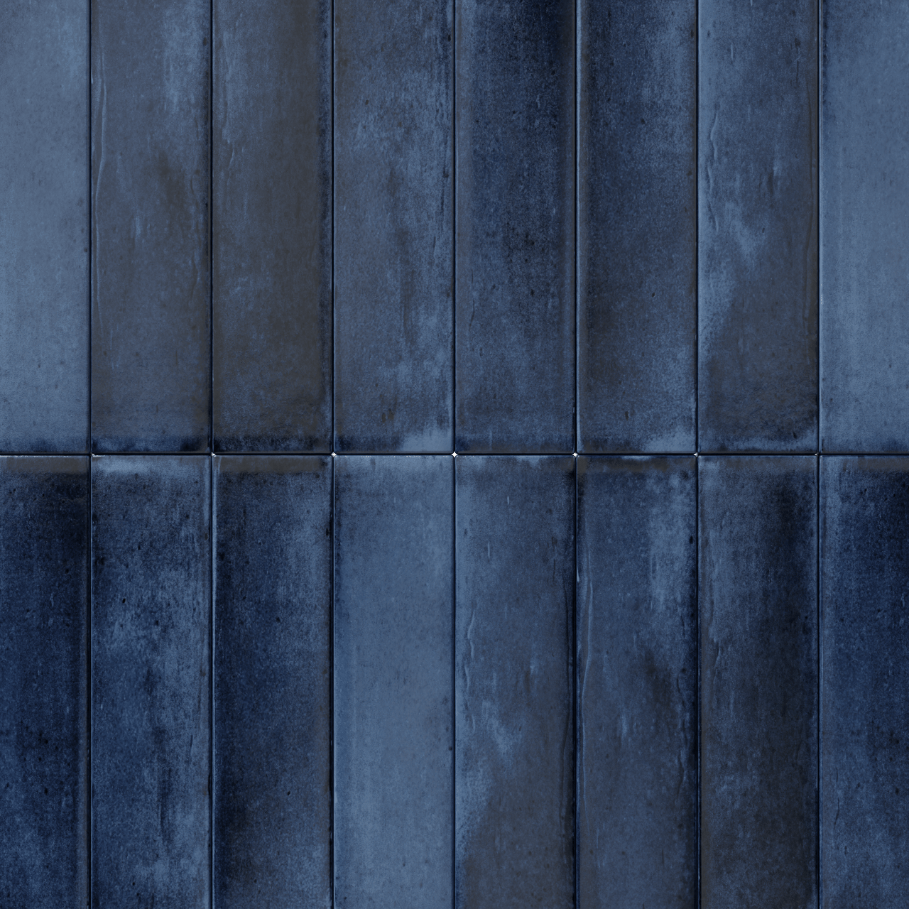 Carruzo Costa carrelage mural en céramique 34 carreaux 6x24_6cm Indigo