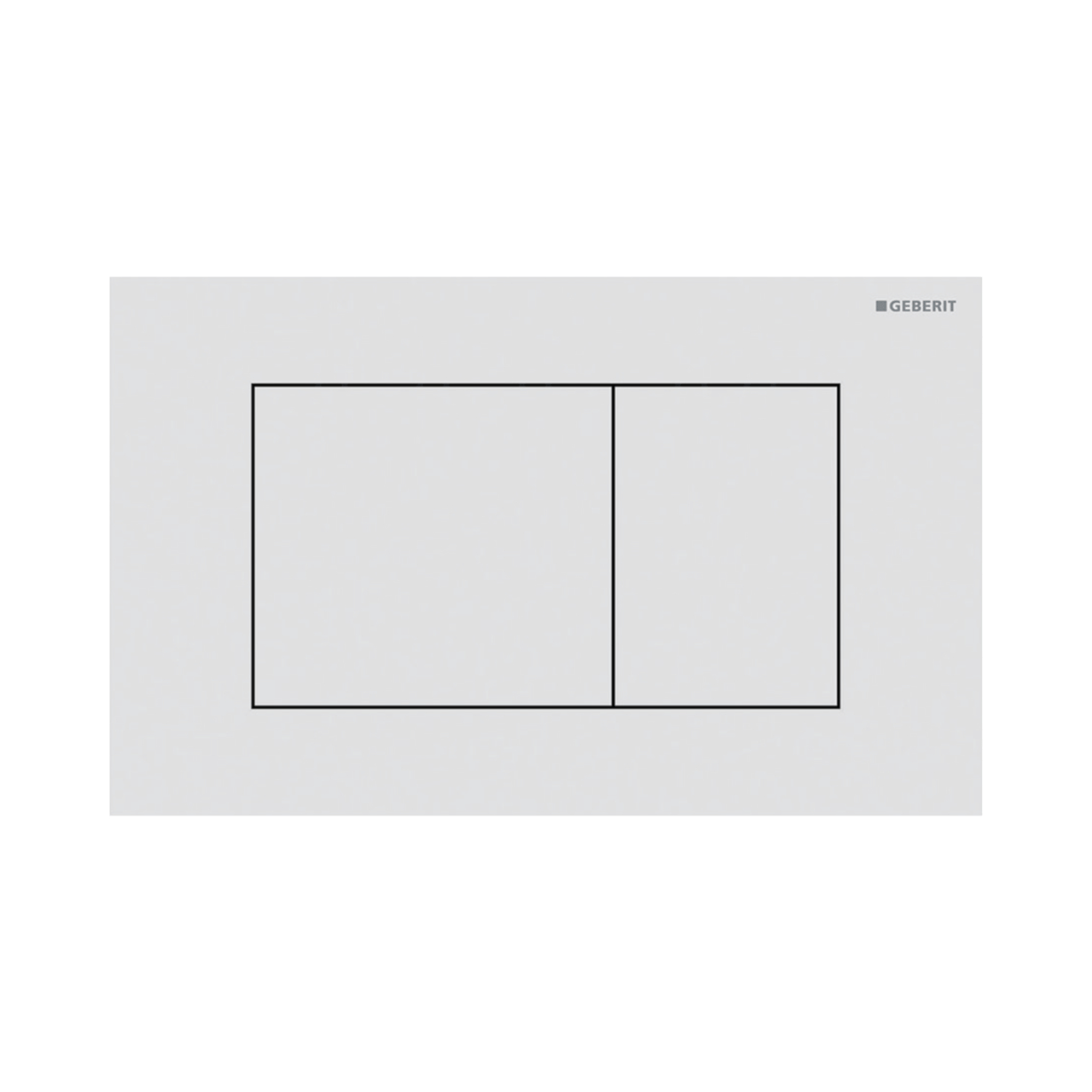 Sigma40 plaque de commande carrée, blanc mat pour Sigma UP320 ou UP720 bâti-support