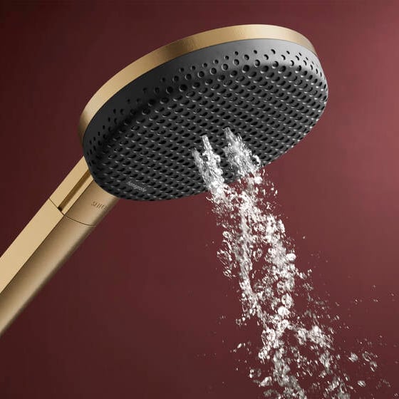 Hansgrohe Raindance Alive Select S 125 douchette 3 fonctions de jet Brushed Bronze