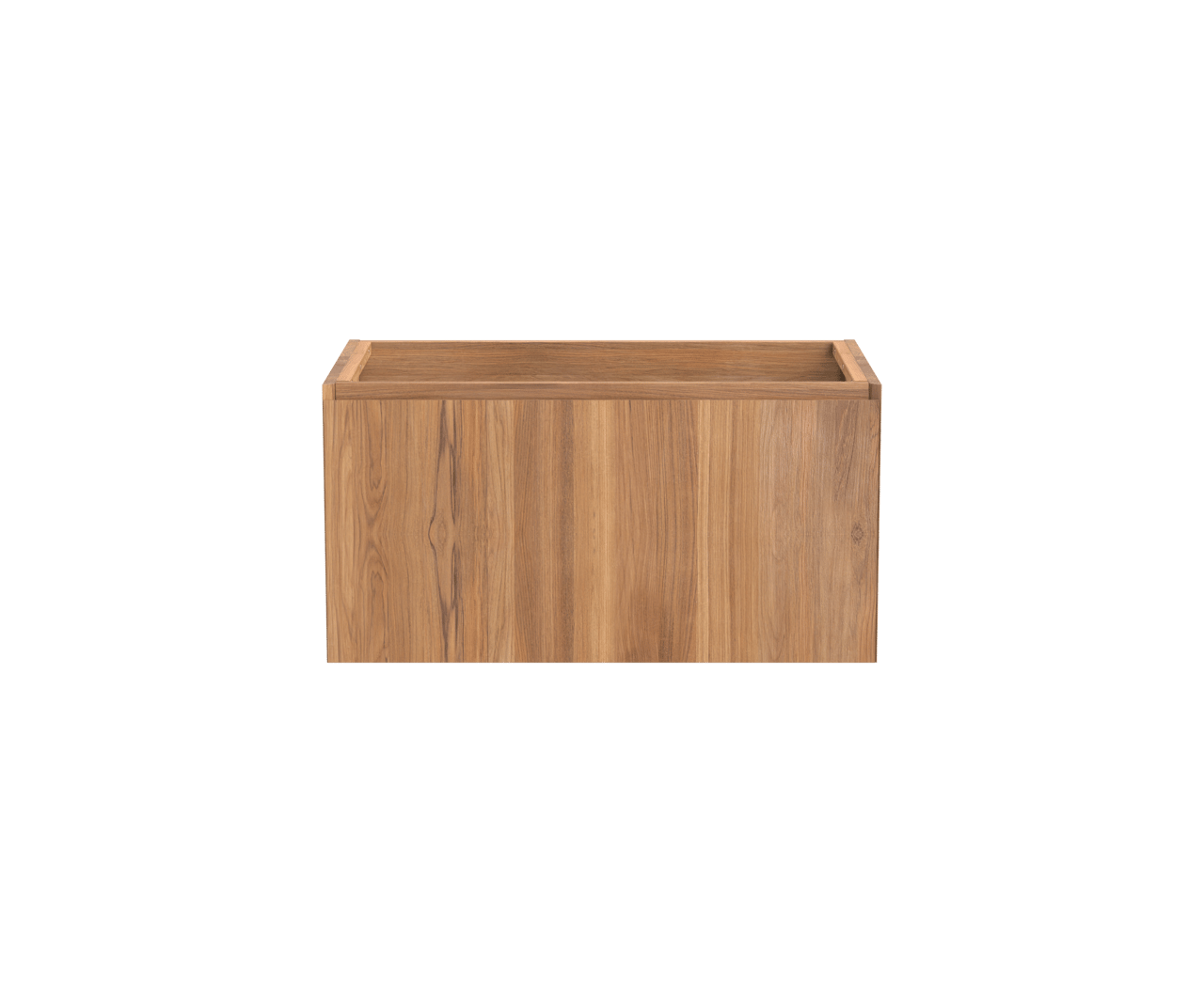 Balmani Idra by Mitra meuble sous-vasque suspendu 90 x 55 cm teck 2 tiroirs