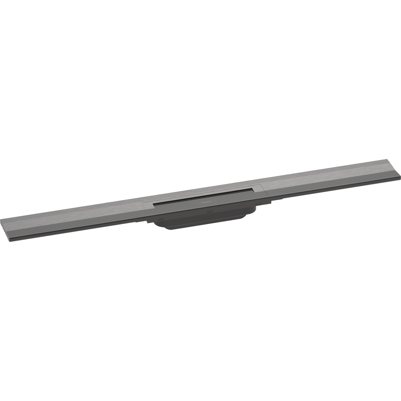 Hansgrohe RainDrain Flex kit de finition pour rigole de douche découpable 80cm Brushed Black Chrome