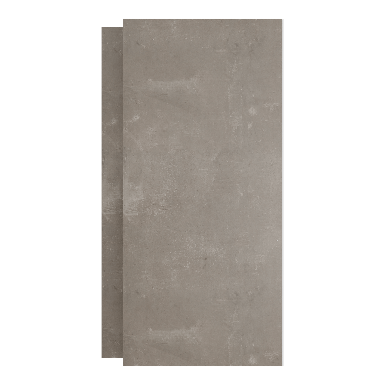 Luca Varess Groovy douchewandbekleding set 2 x 120x260 cm, SPC, Pemba Warm Grey