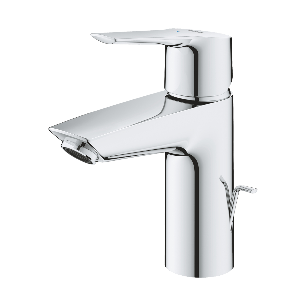 Grohe Start SilkMove ES standaard wastafelkraan glanzend chroom