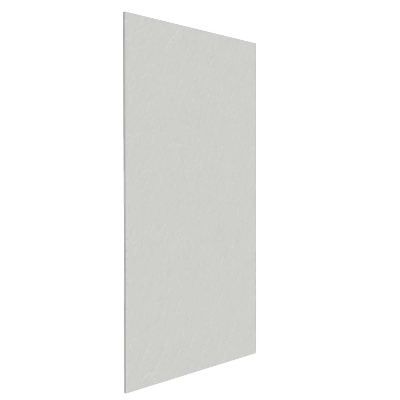 Balmani Zeno douchewandpaneel 120 x 220 cm composietmarmer lichtgrijs leisteenstructuur
