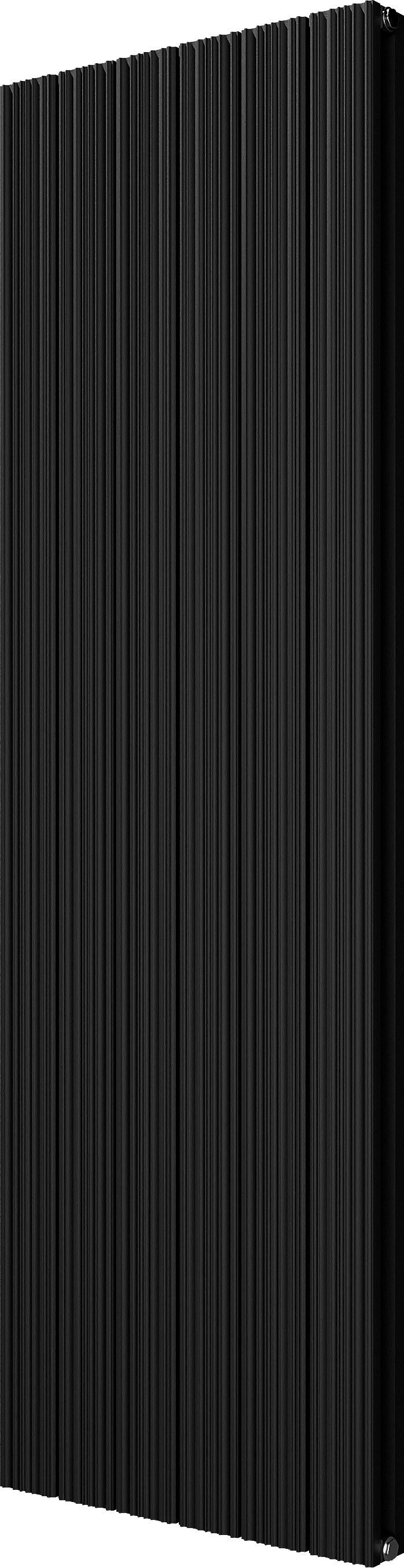 Vipera Mares Doppelhandtuchheizkörper: 56,5 x 180 cm, Zentralheizung, Schwarz matt, Seiten- & Mittelanschluss, 2159W