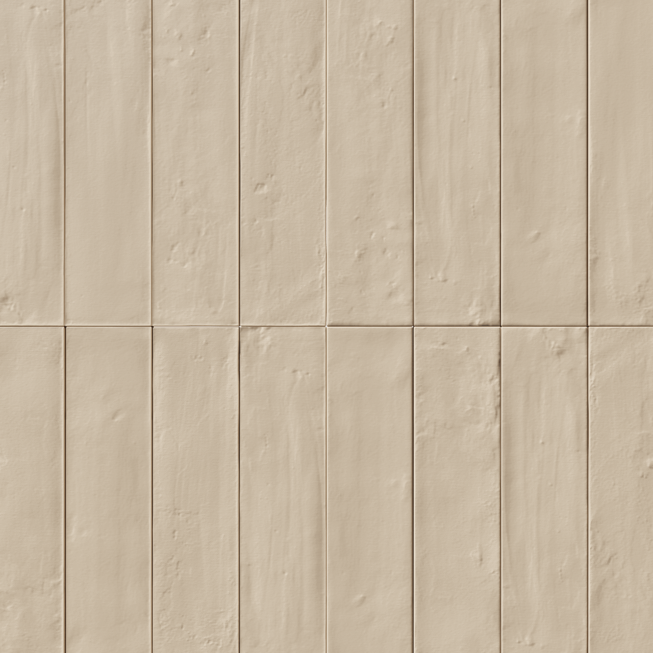 Carruzo Barrio carrelage mural en céramique 32 carreaux 6x25cm Crema