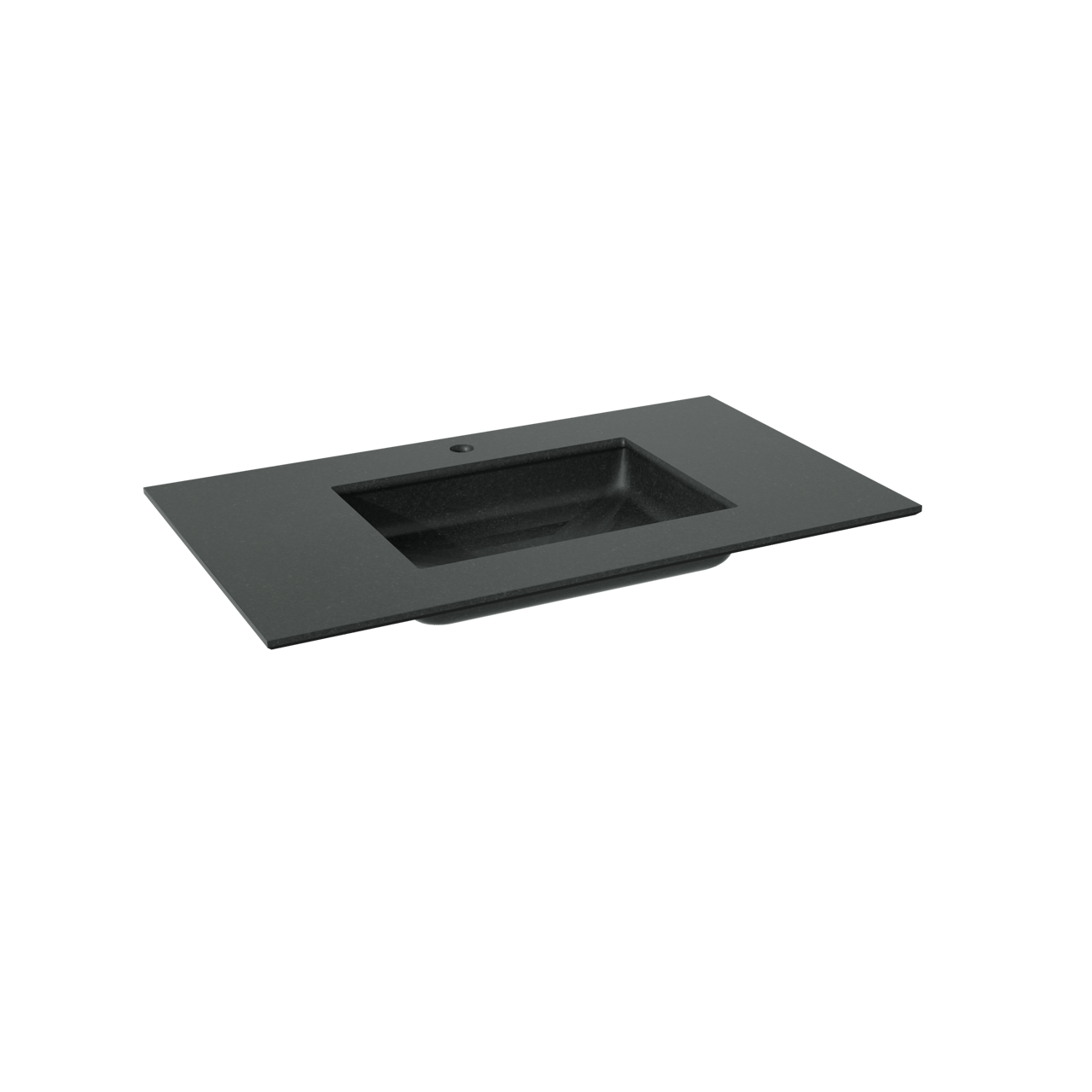 Balmani Tablo Facetta vasque simple granite aiguisé 90 x 55 cm
