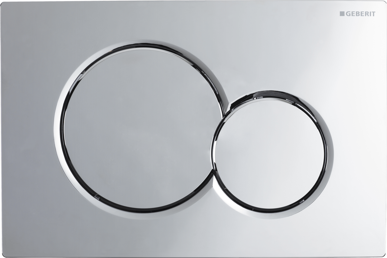 Sigma01 Betätigungsplatte: Chrom Glänzend, für Sigma UP320 oder UP720 Einbauspülkasten