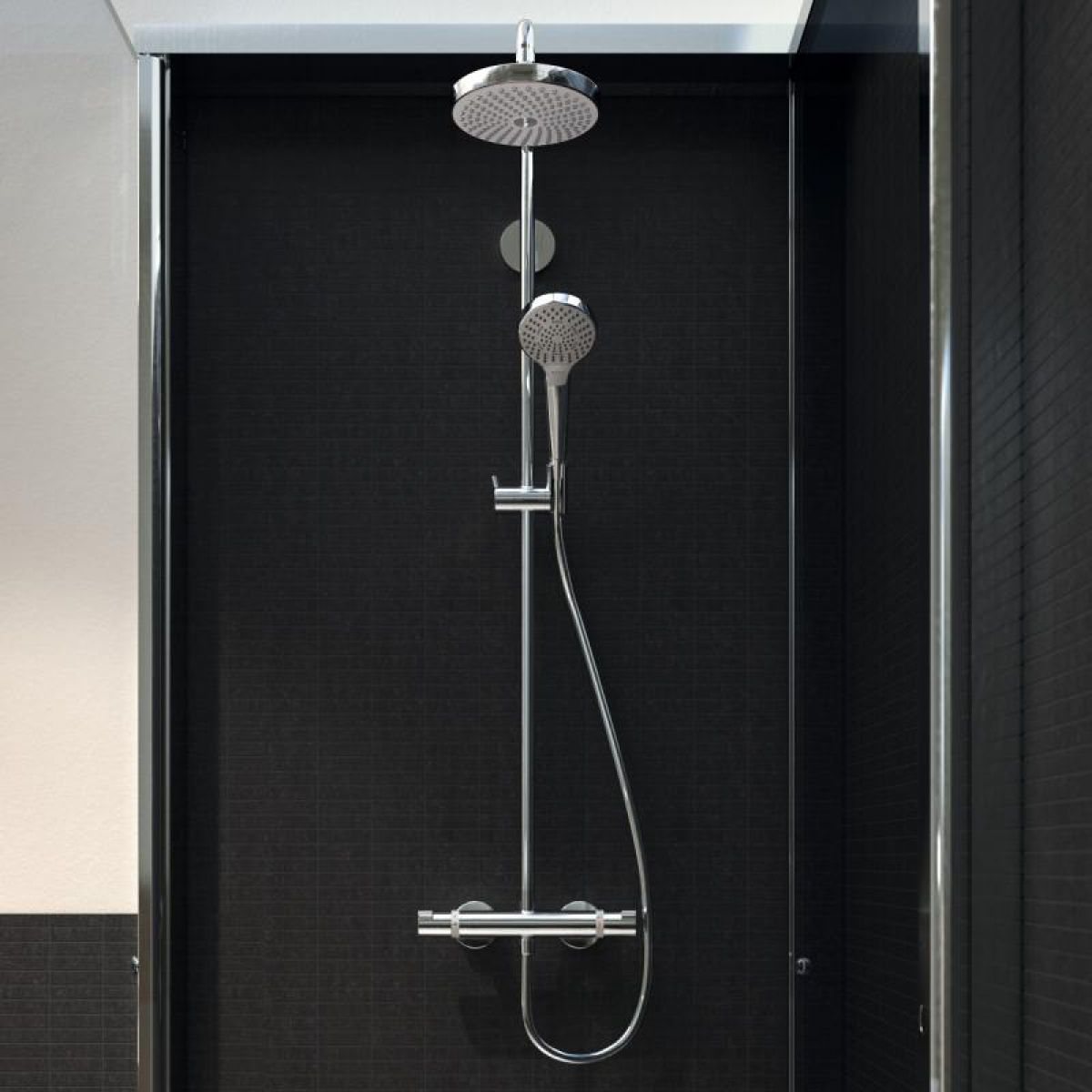 Hansgrohe Croma Select S 180 regendoucheset thermostatisch chroom