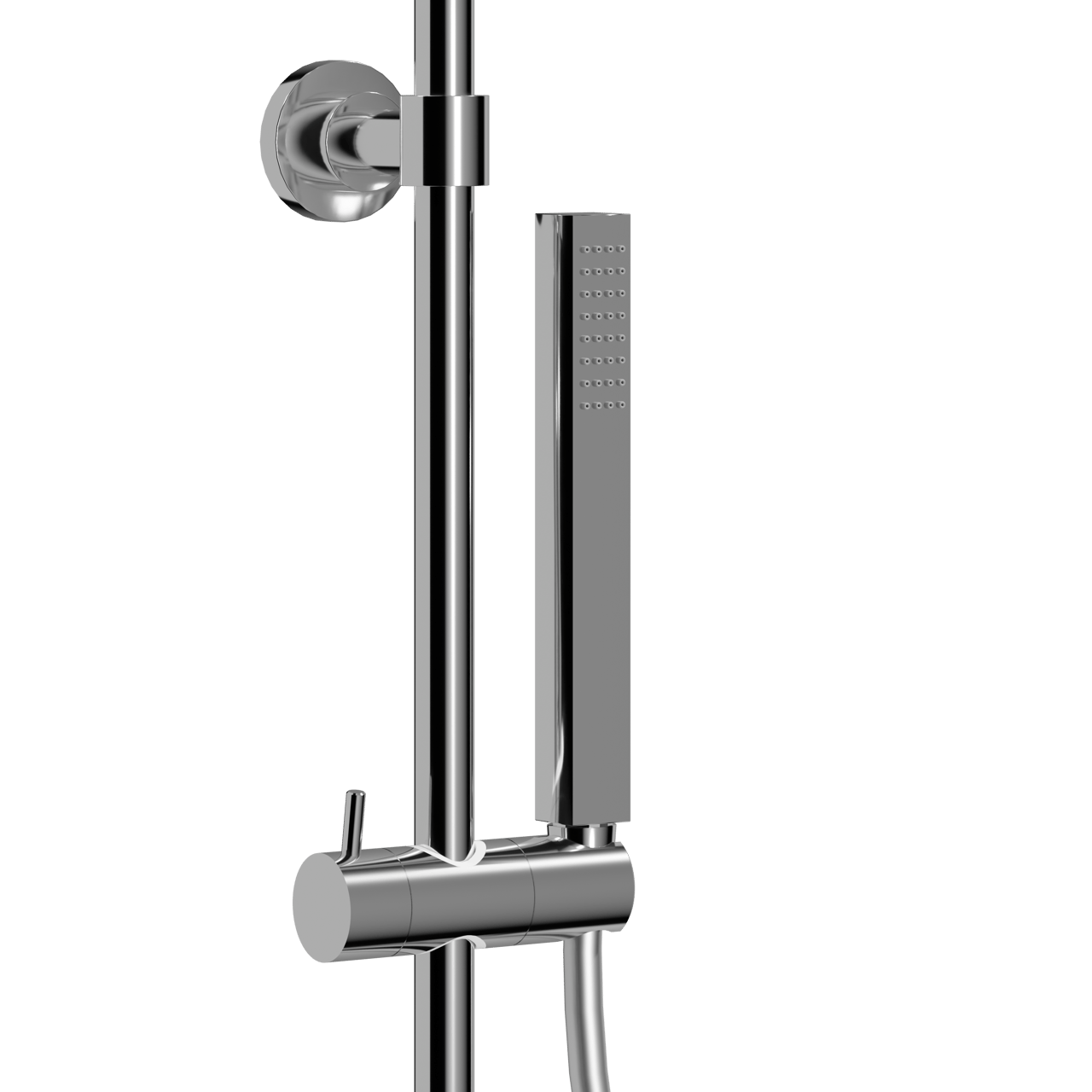 Linie Mavin 200 colonne de douche de pluie robinet thermostatique Chrome Brillant