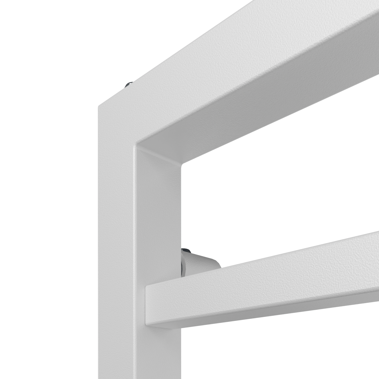 Vipera Listona enkele handdoekradiator 180 x 60 cm zowel elektrisch als cv mogelijk mat wit zij- en middenaansluiting 1030W