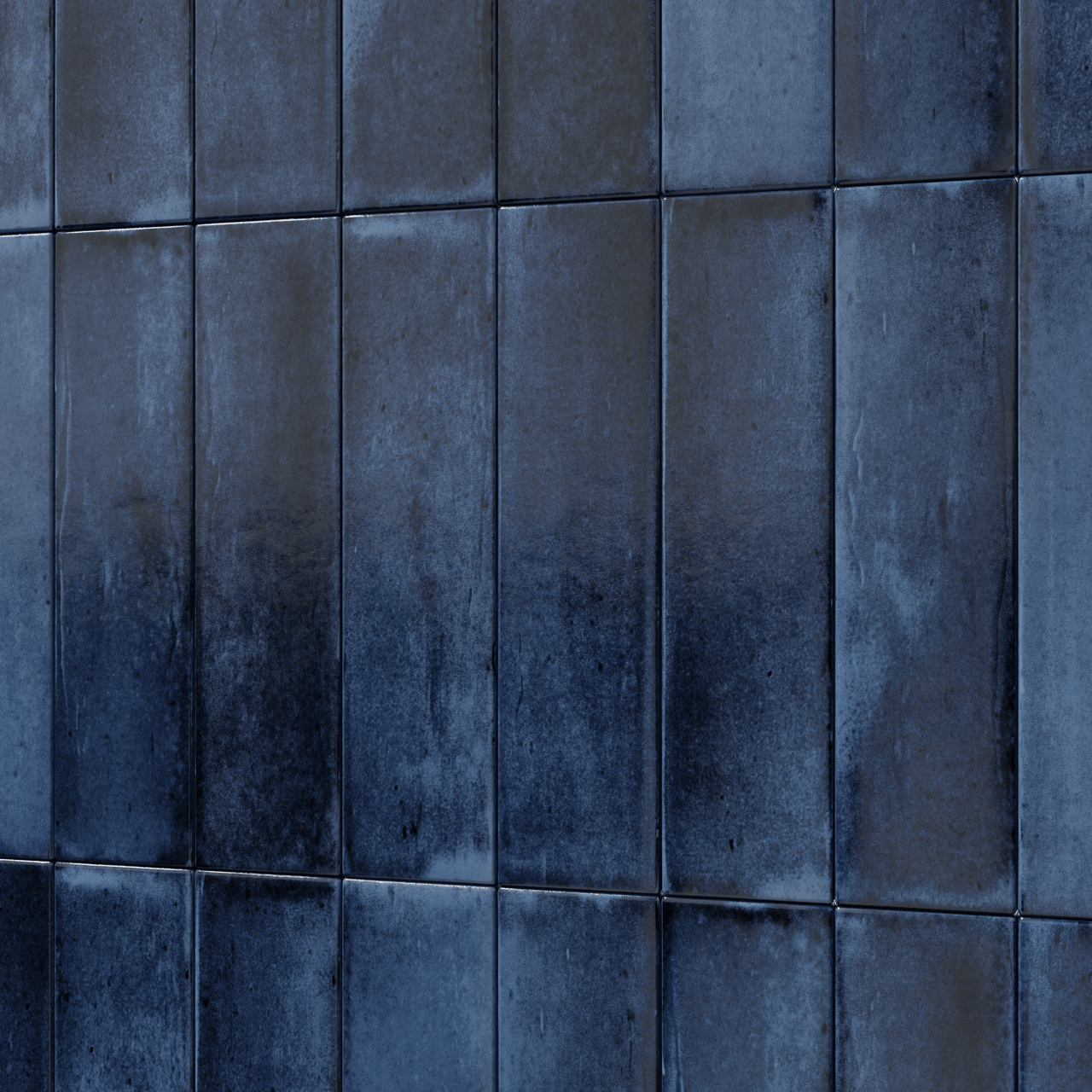 Carruzo Costa carrelage mural en céramique 34 carreaux 6x24_6cm Indigo
