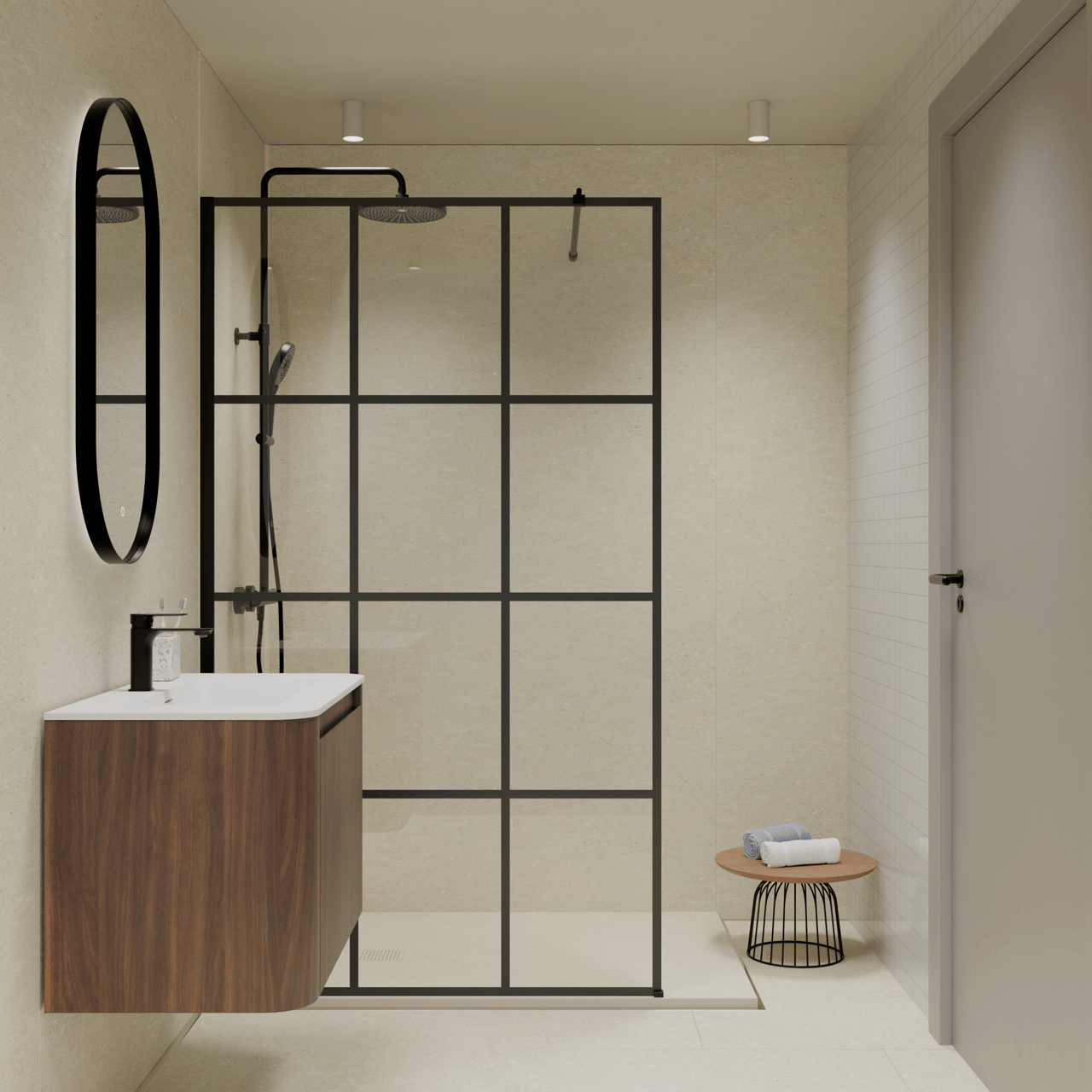 Florris Sevilla SPC wandpanelen, 2 stuks, 120 x 260 cm, Encanto