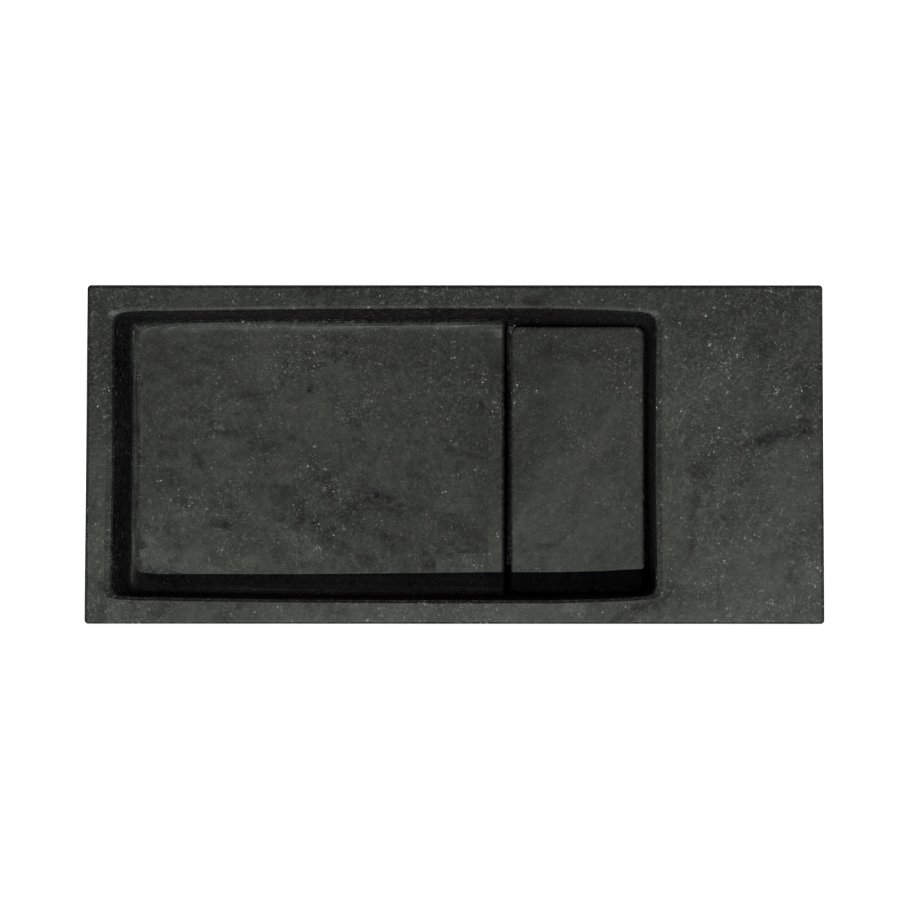 Balmani Mood lave-mains 45 x 20 cm granite aiguisé