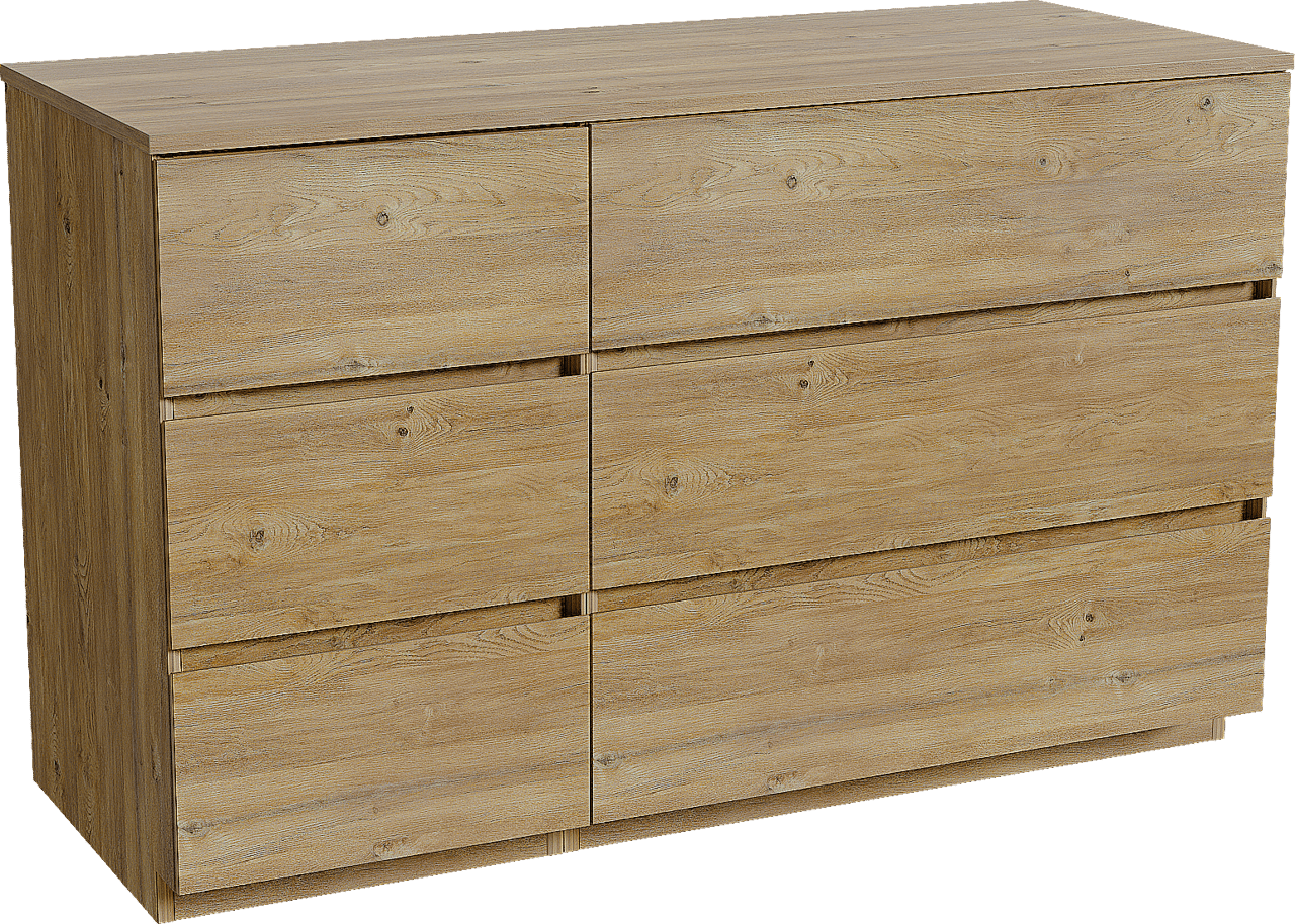 Storke Edge freistehendes Möbelstück Set: 130 x 52 cm, Rohe Eiche, mit Panton Einzel- oder Doppel Waschtischplatte, Melamin Rohe Eiche