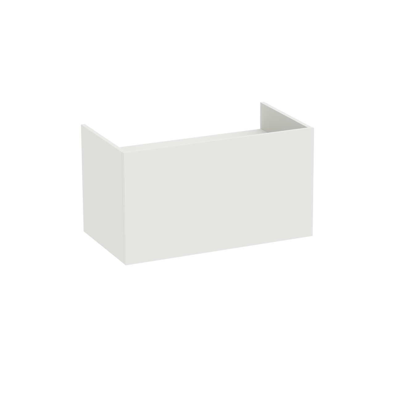Balmani Cubo zwevende wastafelonderkast 94 x 53 cm mat wit 2 lades
