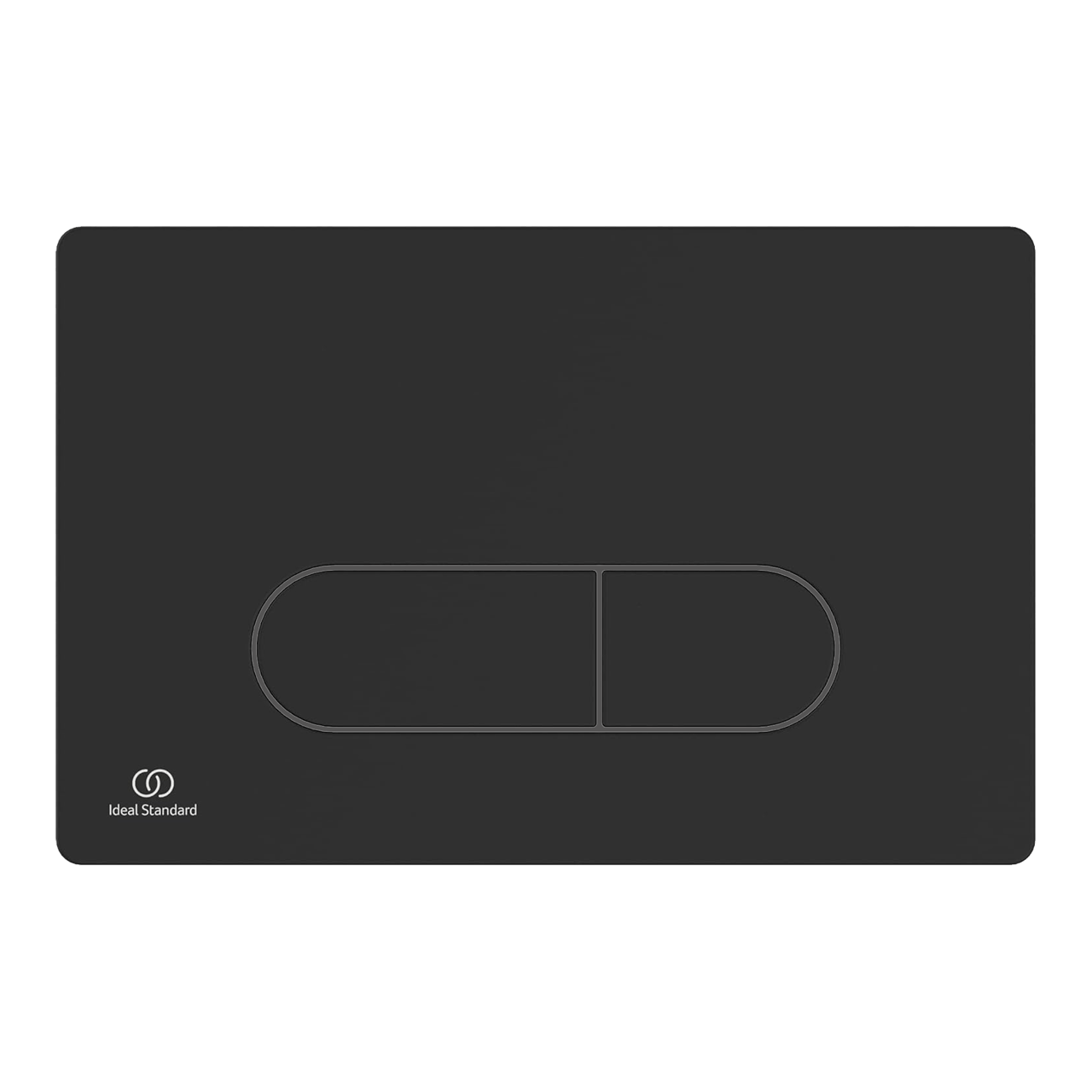 Oleas M1 bedieningspaneel Mat Zwart voor Ideal Standard ProSys inbouwreservoir