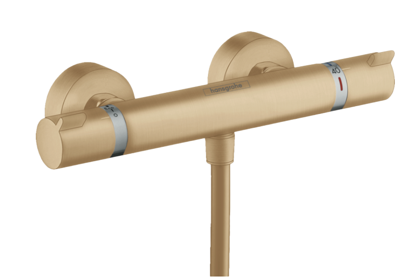 Hansgrohe Ecostat Comfort thermostatische kraan douchekraan Brushed Bronze