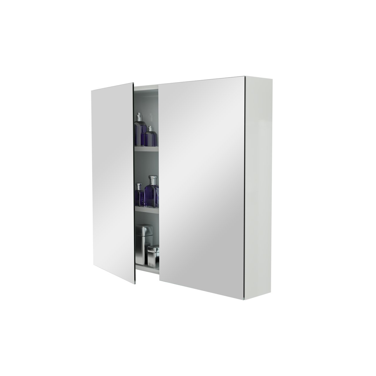Storke Reflecta spiegelkast 85 x 75 cm Glanzend Wit