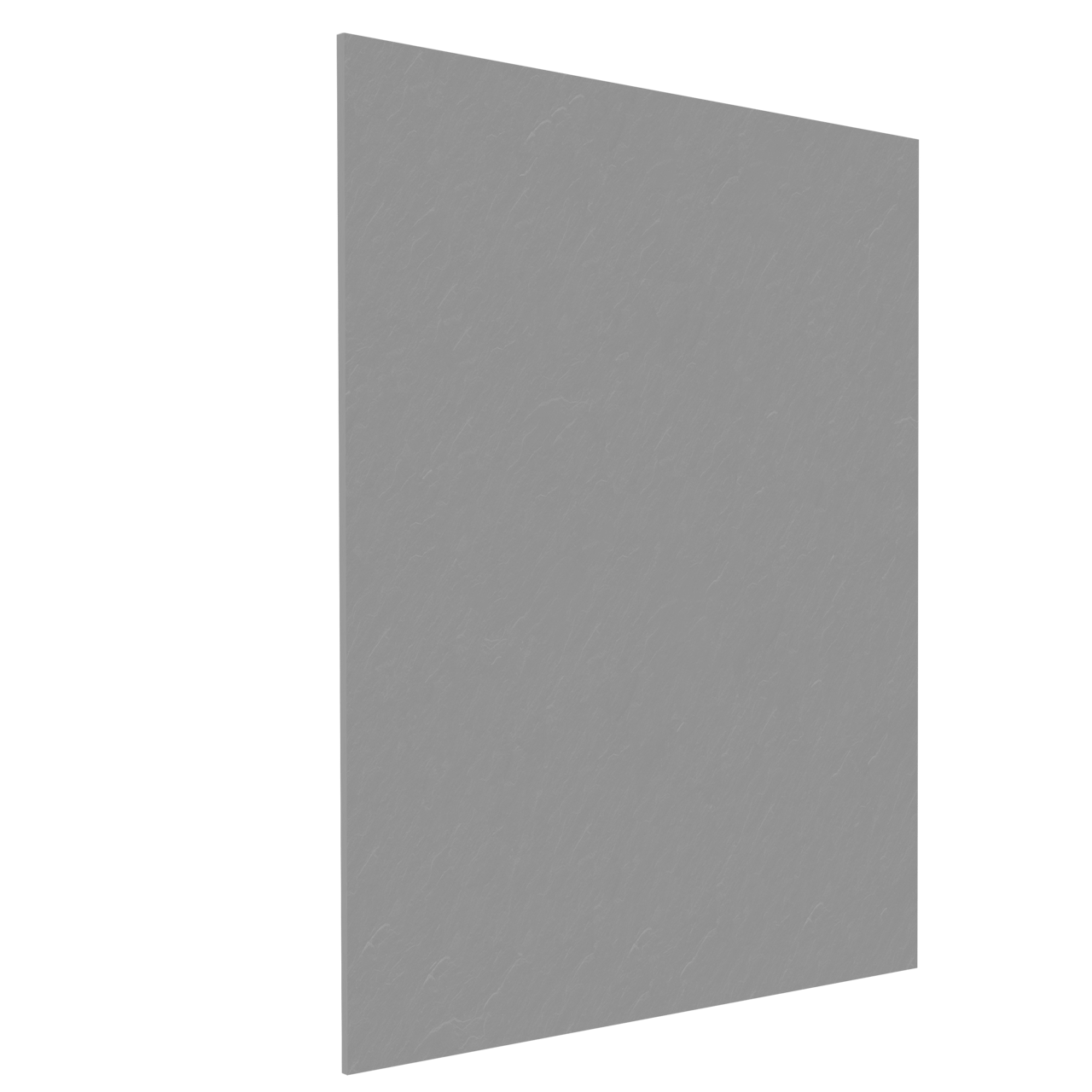 Balmani Zeno set douchewandbekleding 160 x 80 x 220 cm composietmarmer donkergrijs leisteenstructuur
