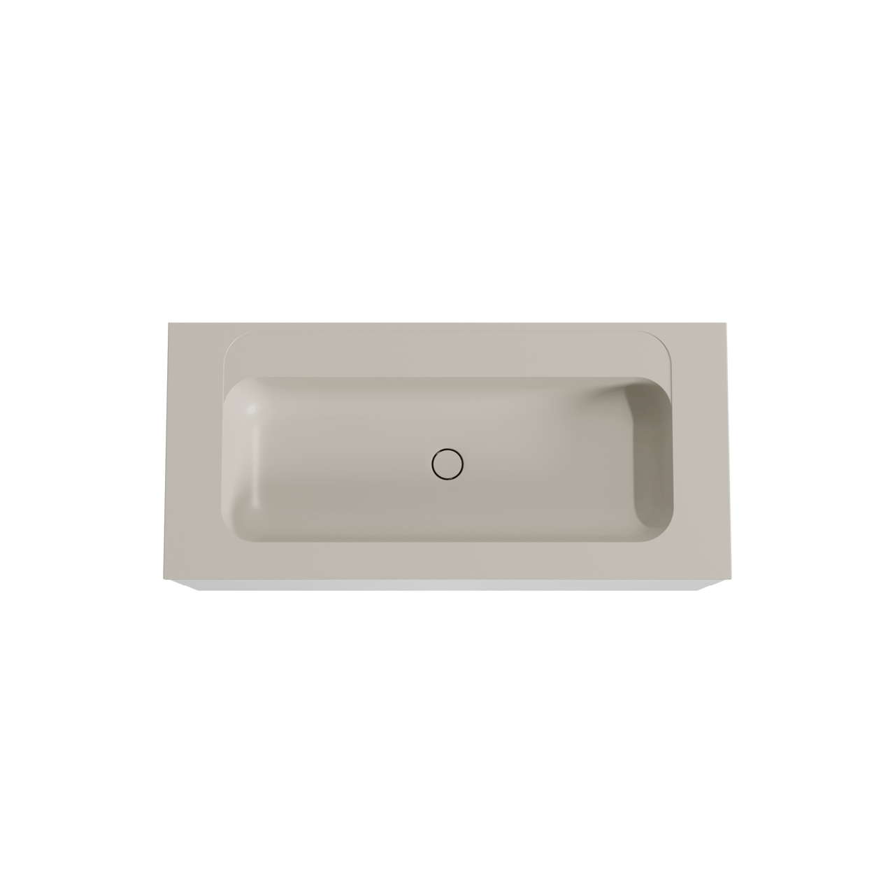 Balmani Mitra meuble salle de bains suspendu 120 x 55 cm blanc mat avec Tablo Strada lavabo simple pour 2 trous de robinet en marbre composite soie grise