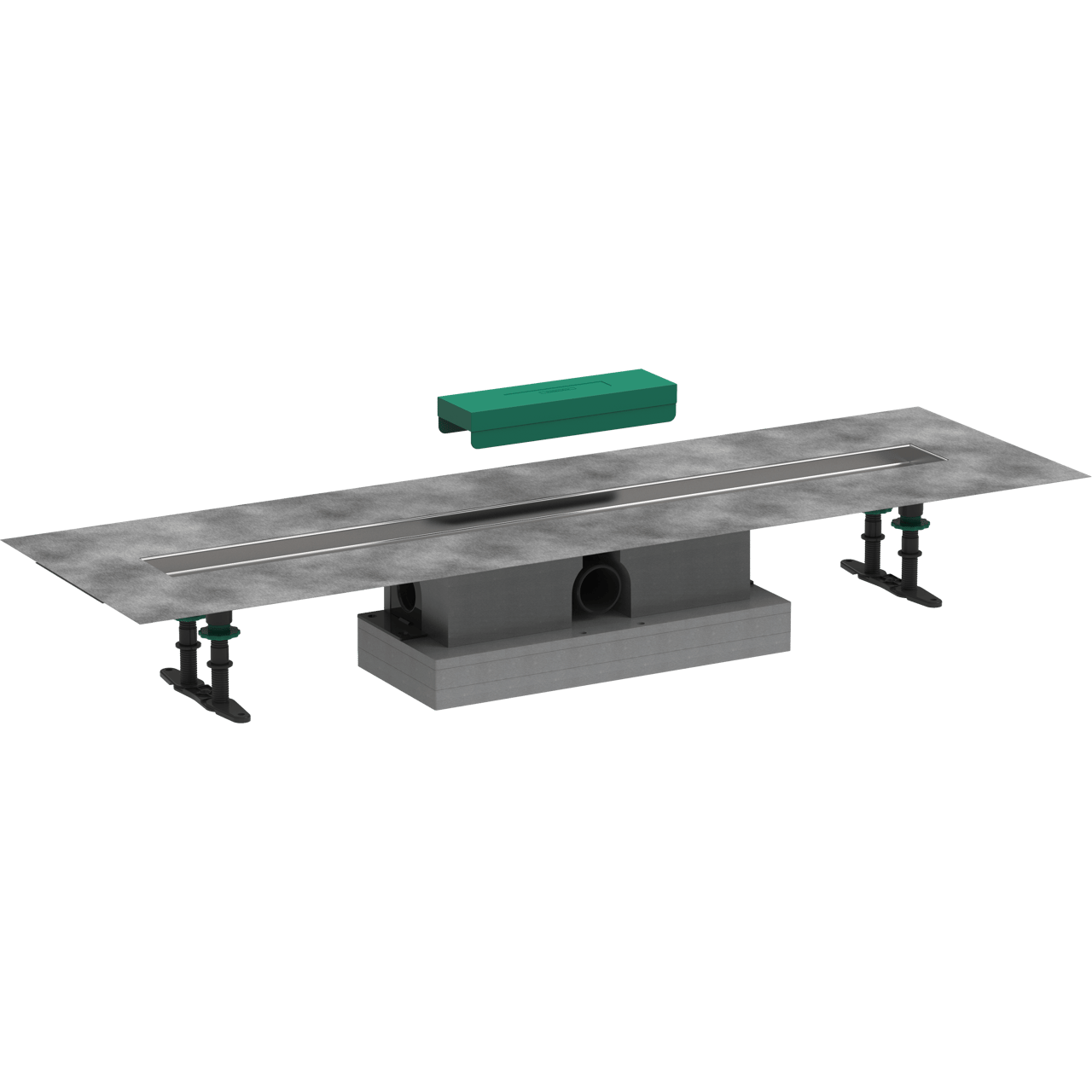 Hansgrohe uBox Standard kit d'installation pour rigole de douche 90cm pour Raindrain Match ou Rock