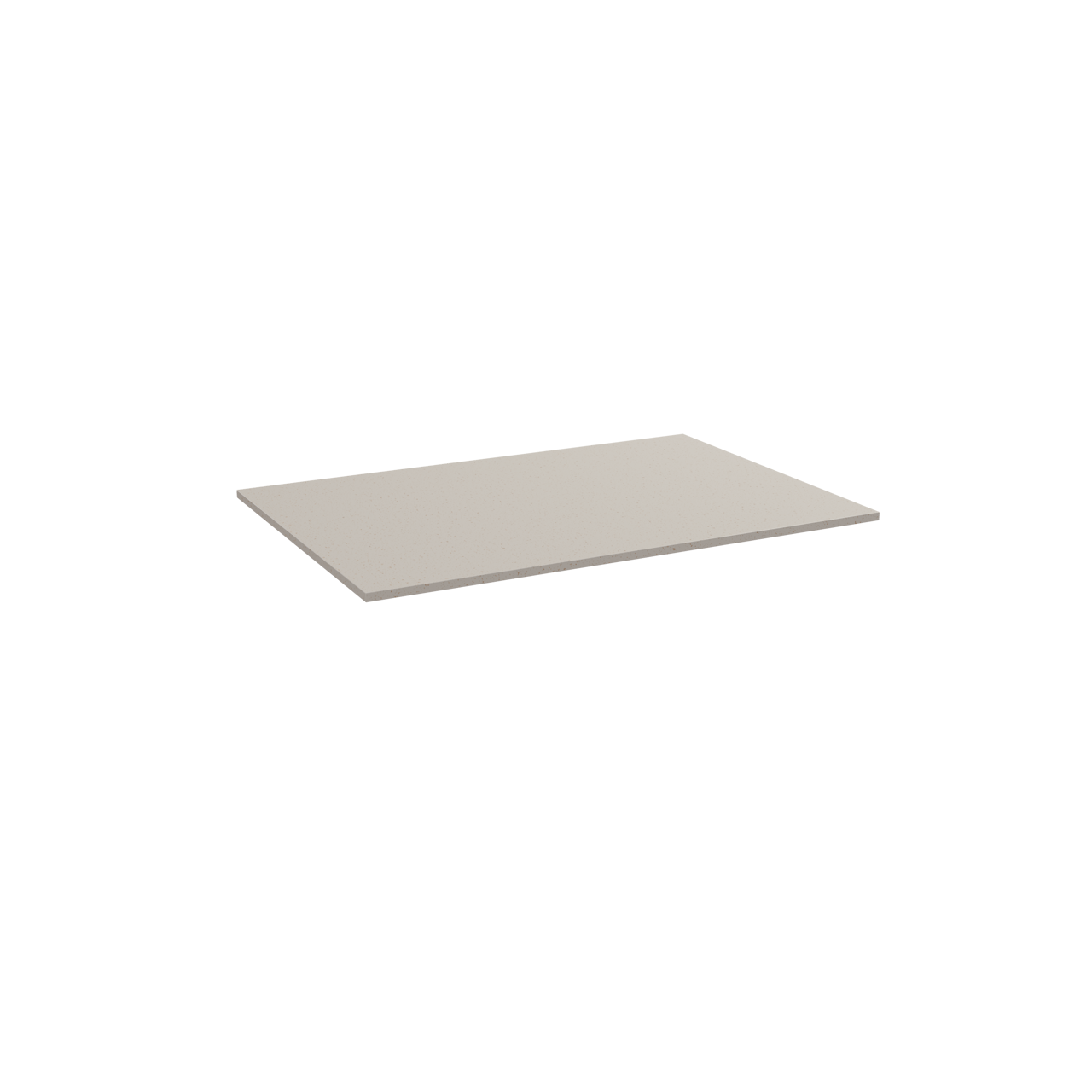 Storke Tavola enkel tablet beige granita Solid Surface 75 x 52 cm