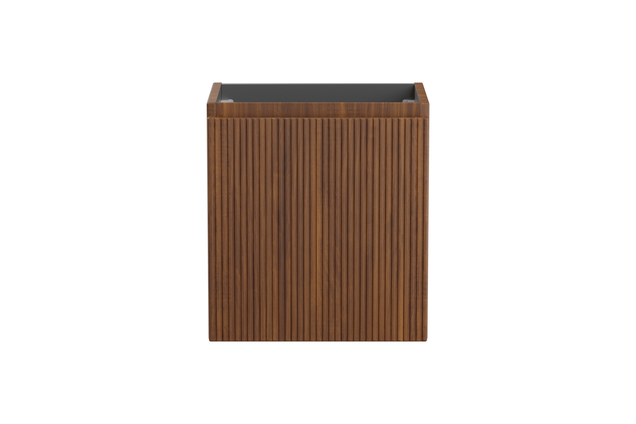 Storke Ribs zwevend wastafelonderkast 45 x 35 cm notelaar