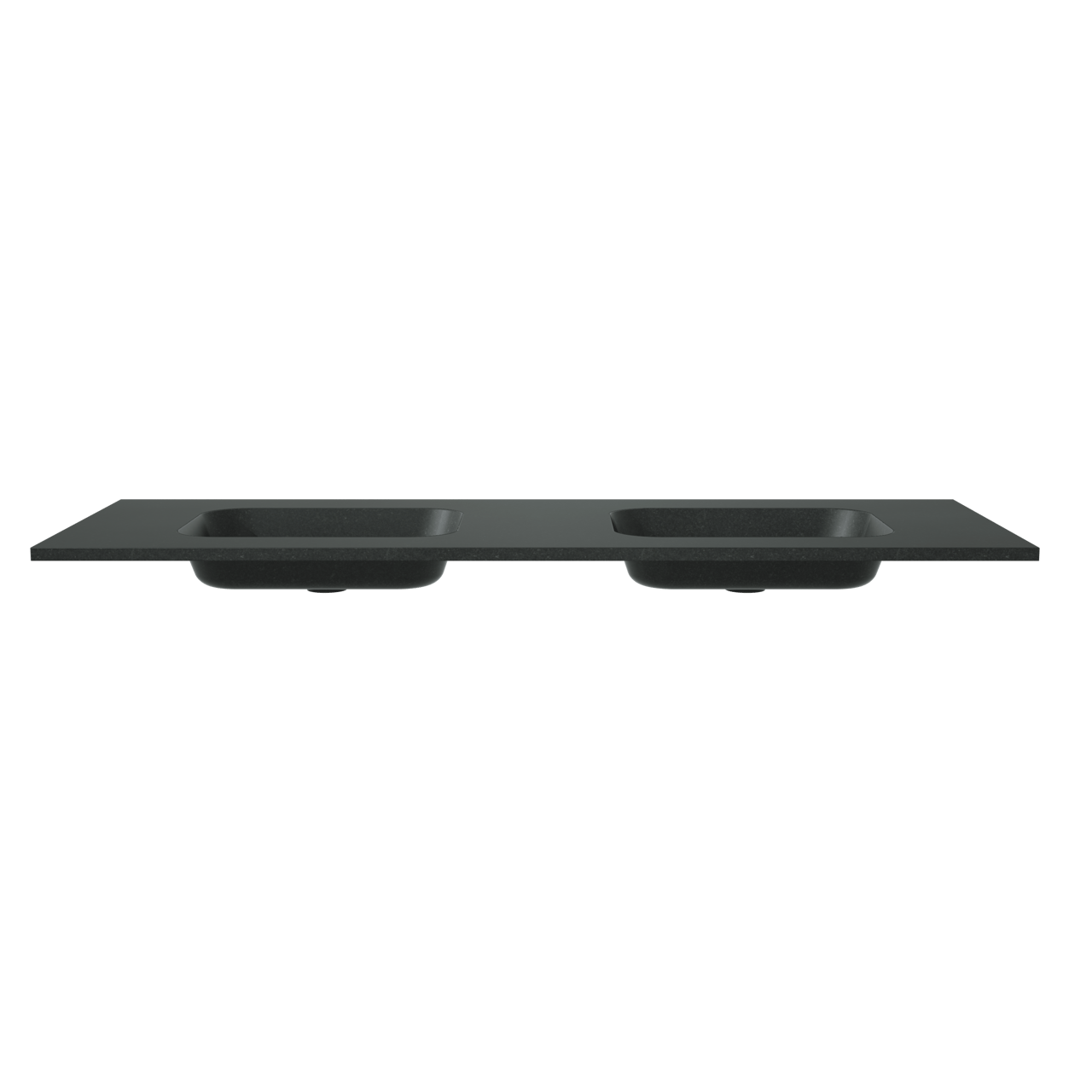 Balmani Tablo Arcato double vasque granite aiguisé 150 x 55 cm