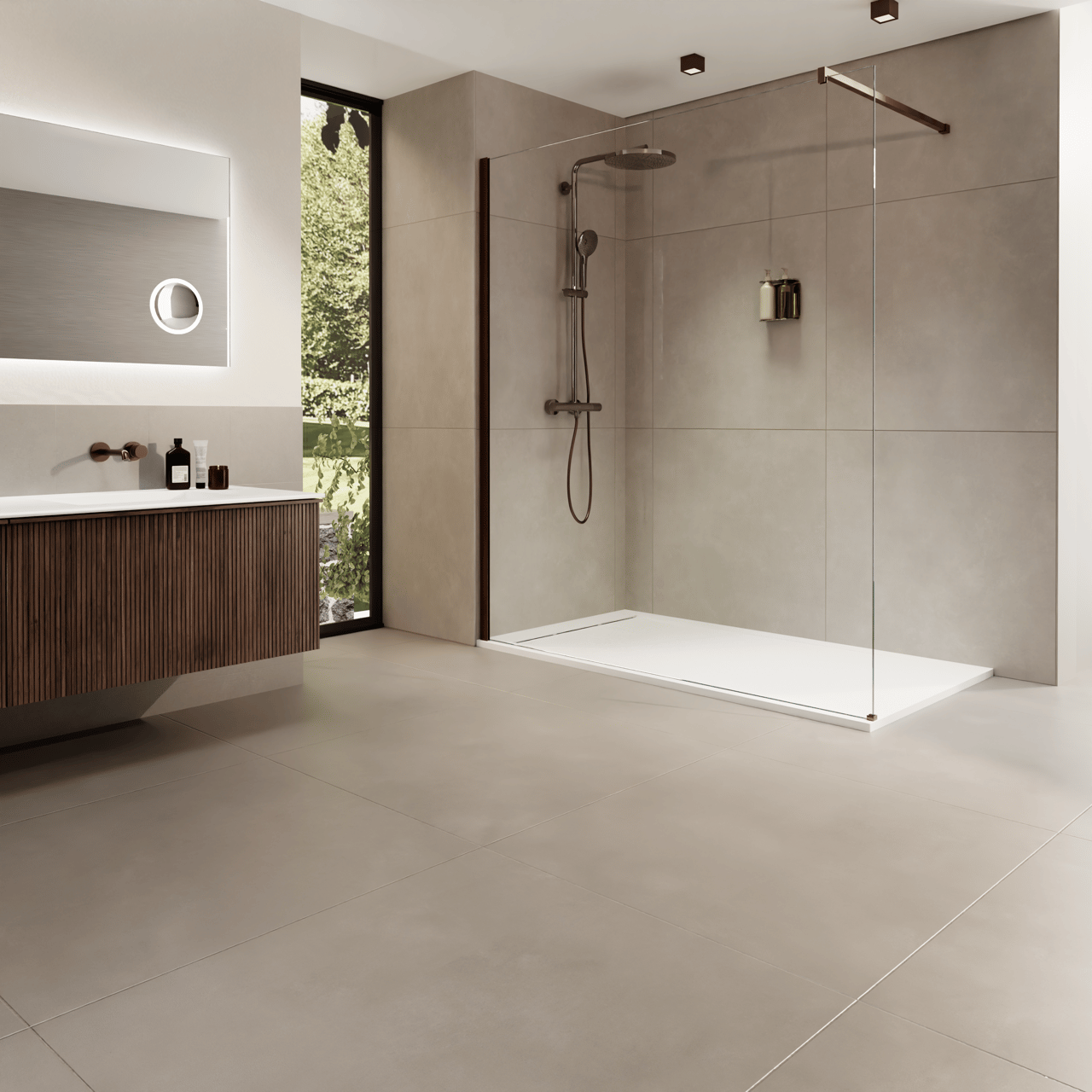Carruzo Cielo keramische vloer- en wandtegels 4 stuks 60x60cm Duna