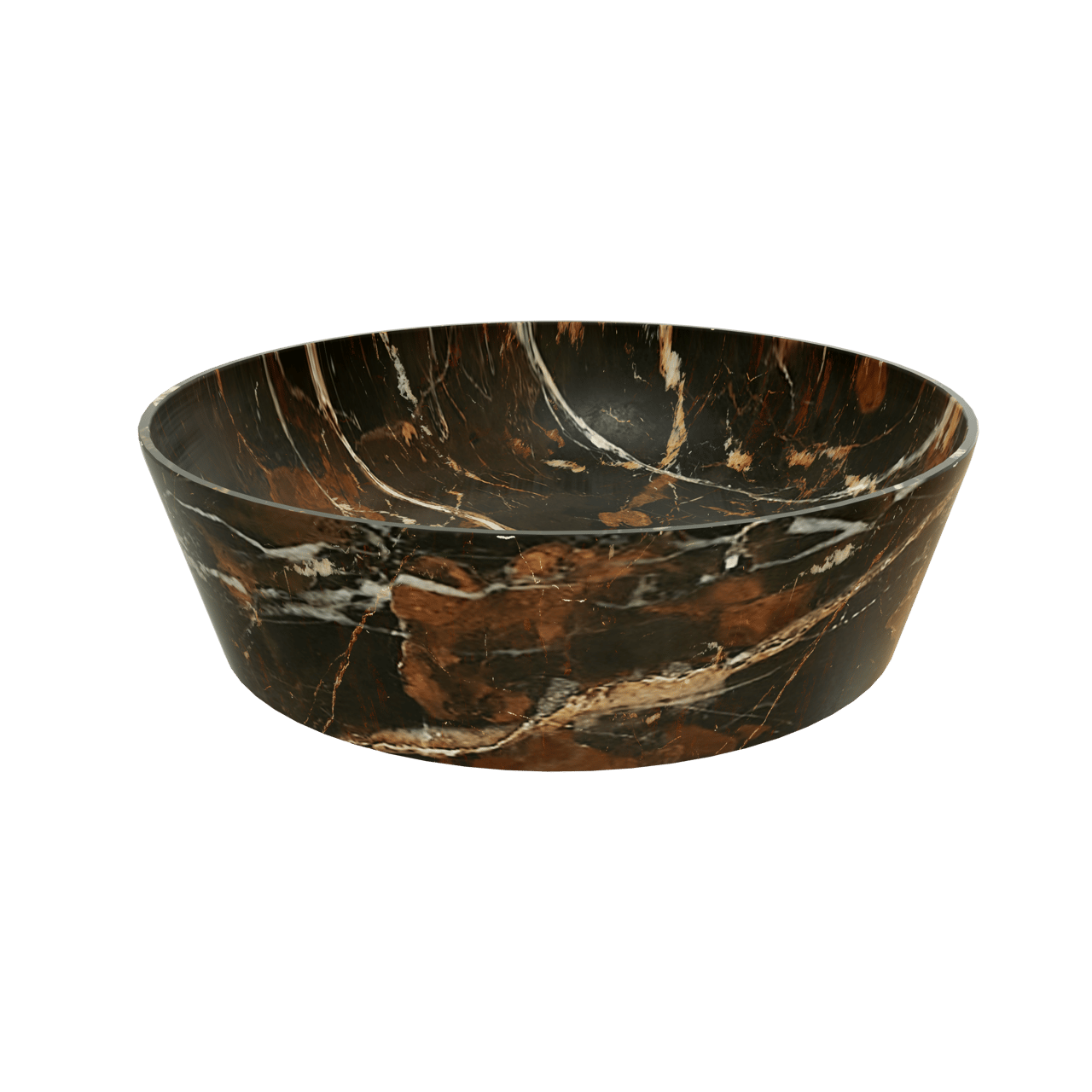 Balmani Still vasque à poser marbre Portoro Gold rond Ø 38 cm