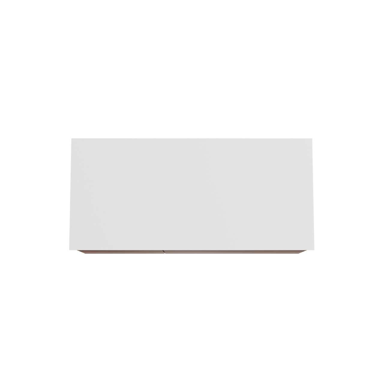 Balmani Mitra meuble salle de bains suspendu 120 x 55 cm noyer avec Stretto tablette simple ou double en solid surface blanc mat