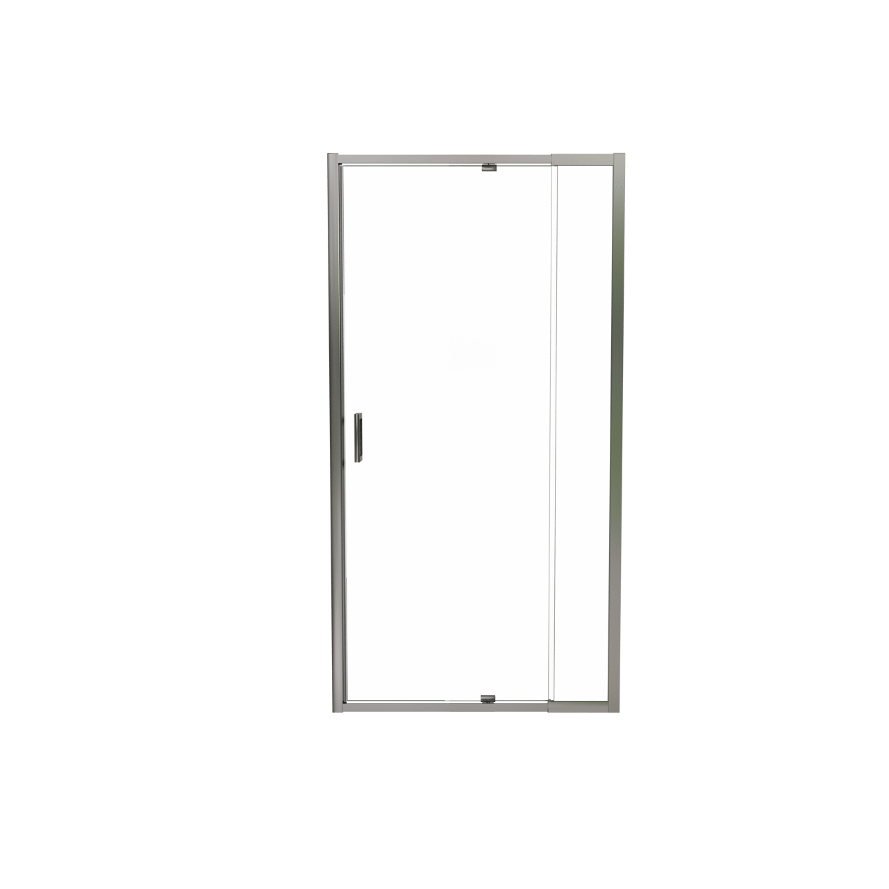 Luca Varess Vidor Telescope douche draaideur 100 cm x 190 cm Helder glas glanzend chroom profiel