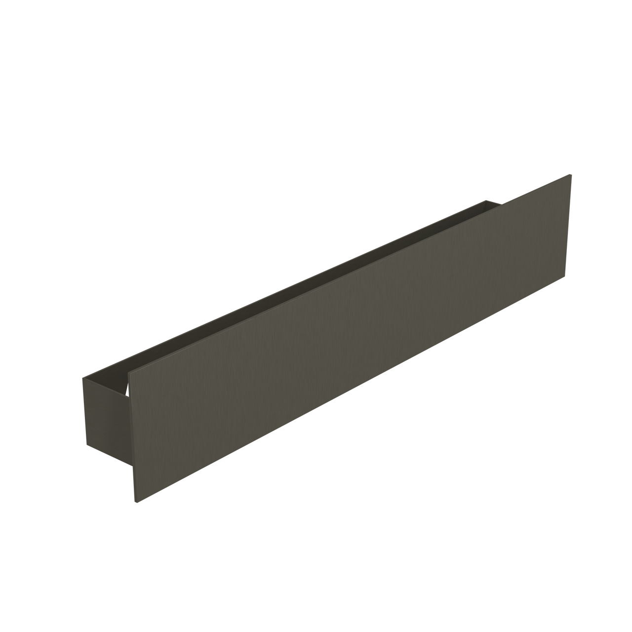 Balmani Uma wandplank Brushed GunMetal 60 x 8.5 cm