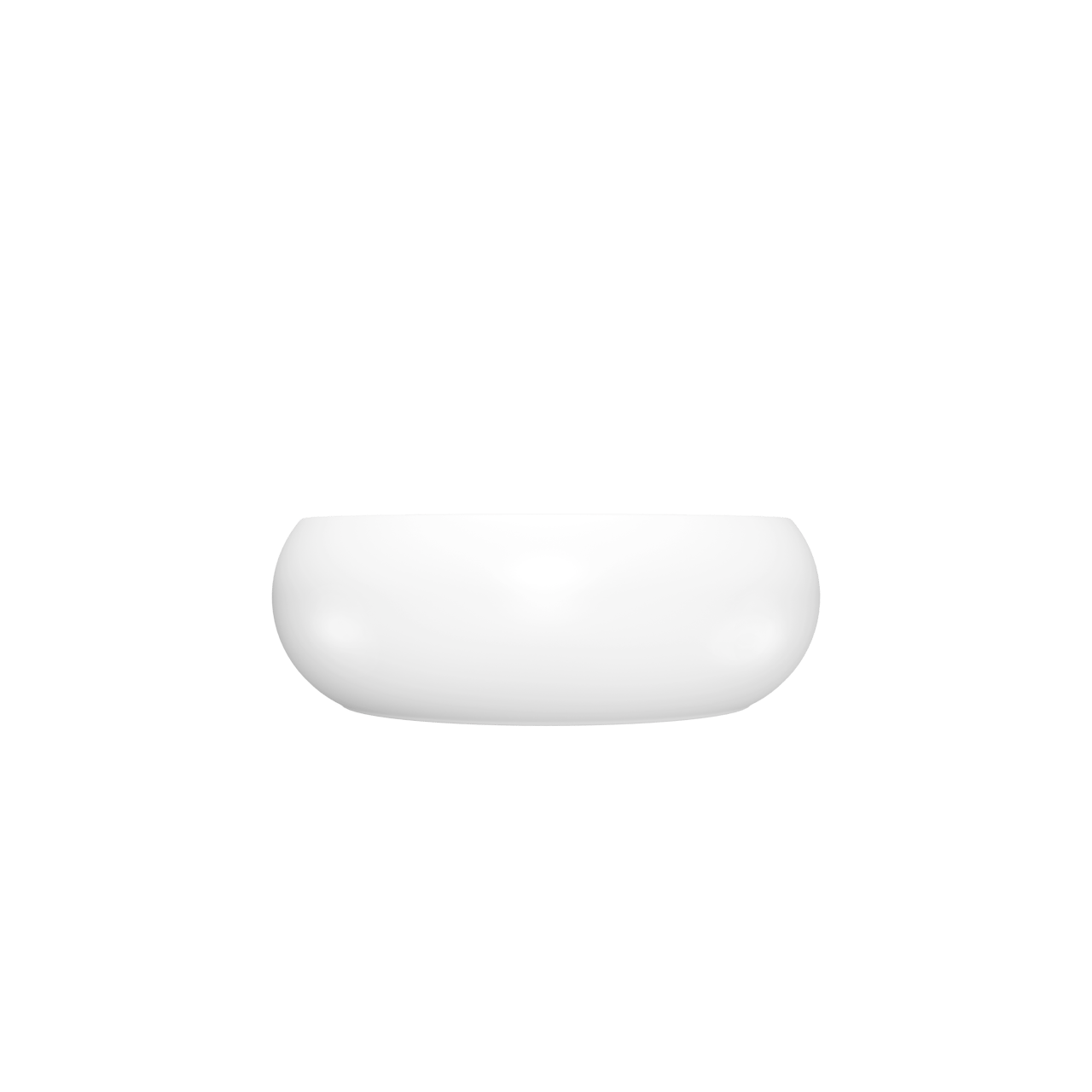 Luca Varess Vita vasque à poser porcelaine blanc mat rond Ø 36 cm