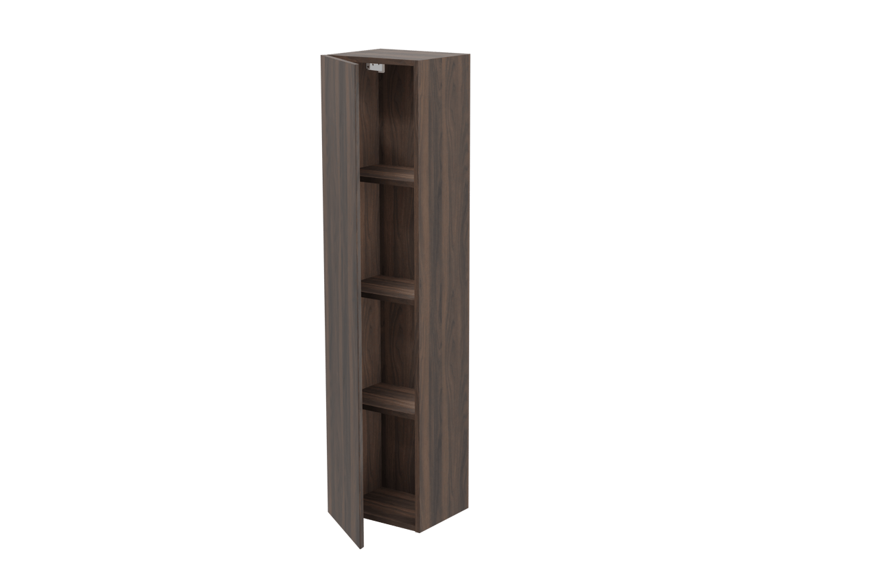 Storke Edge Modulo colonne salle de bains suspendue noyer 35 x 25 x 150 cm