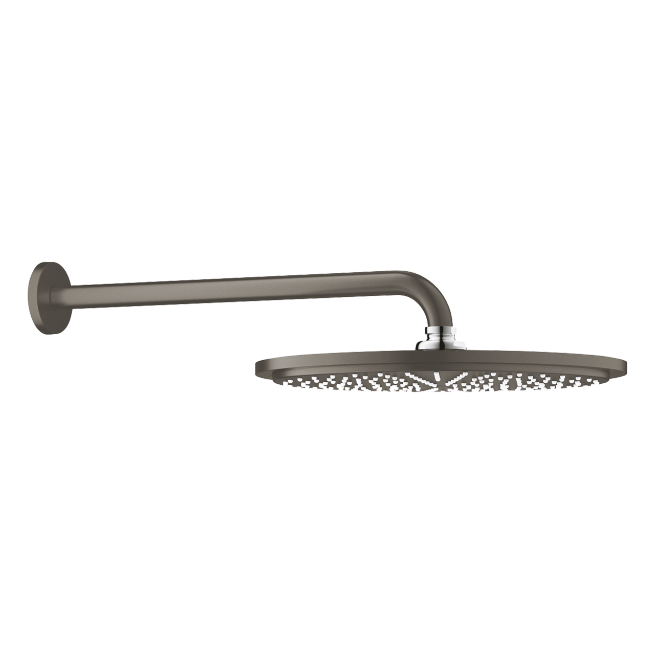 Grohe Rainshower Cosmopolitan 310 tête de douche ronde avec support mural 31 cm Brushed Hard Graphite