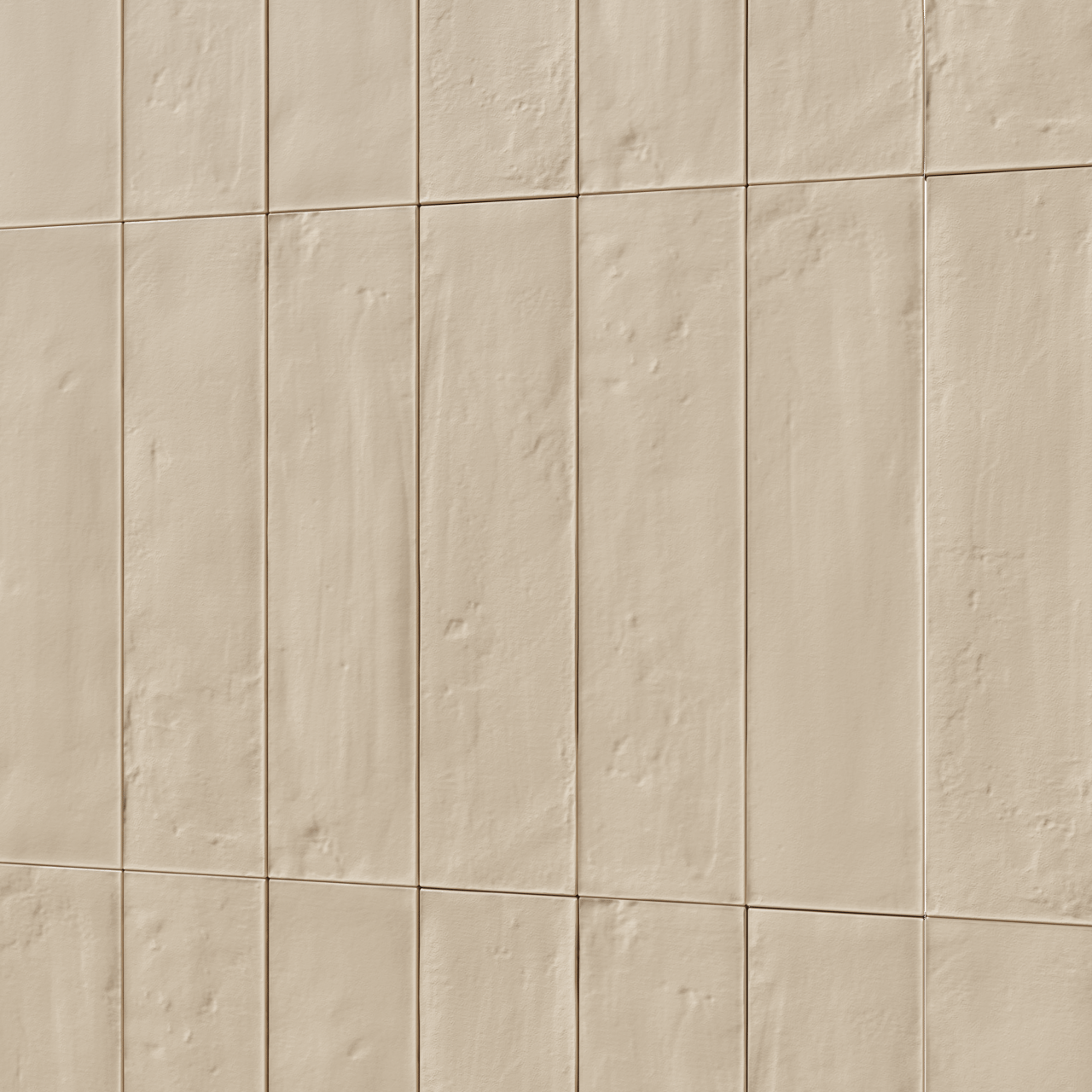 Carruzo Barrio carrelage mural en céramique 32 carreaux 6x25cm Crema