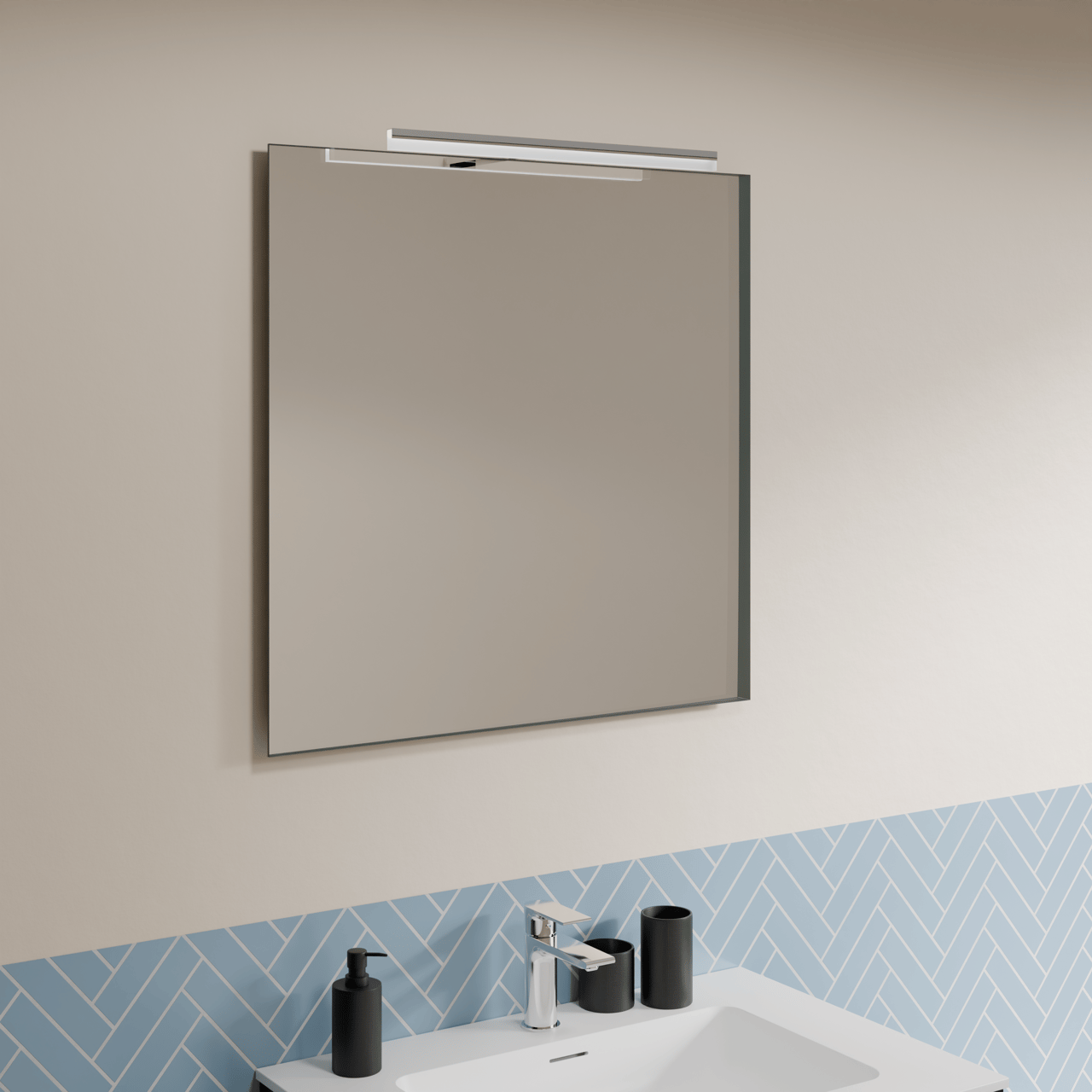 Luca Varess Serena LED Beleuchtung 50 cm Chrom