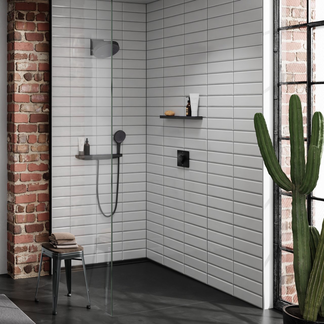Hansgrohe Designflex Doucheslang 160 cm textiel mat zwart
