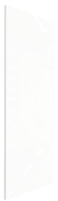 Linie Wall panneau mural de douche 80 x 220 cm acrylique Blanc Brillant