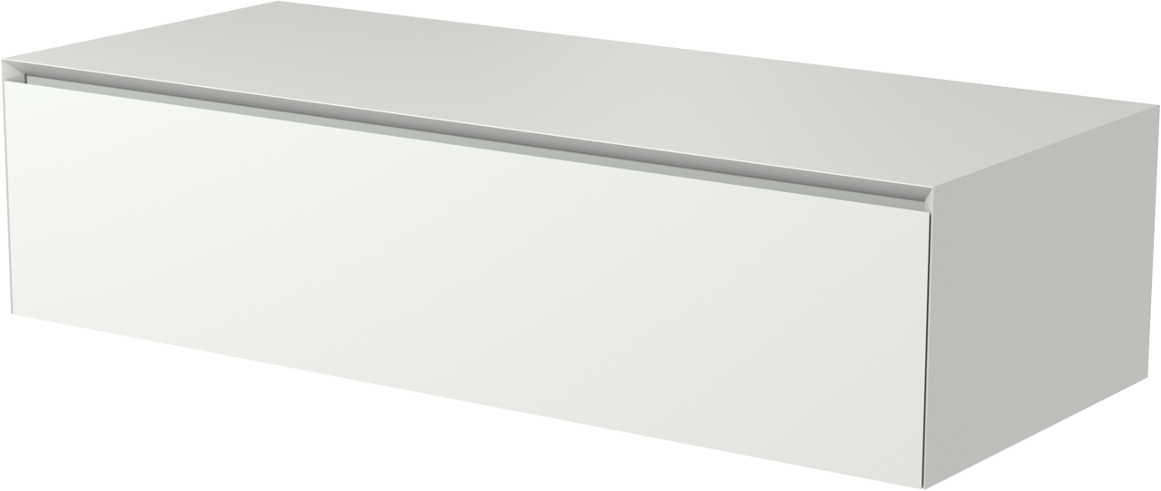 Balmani Mitra Elements meuble sous-lavabo suspendu 120 x 50 cm blanc mat 1 tiroir