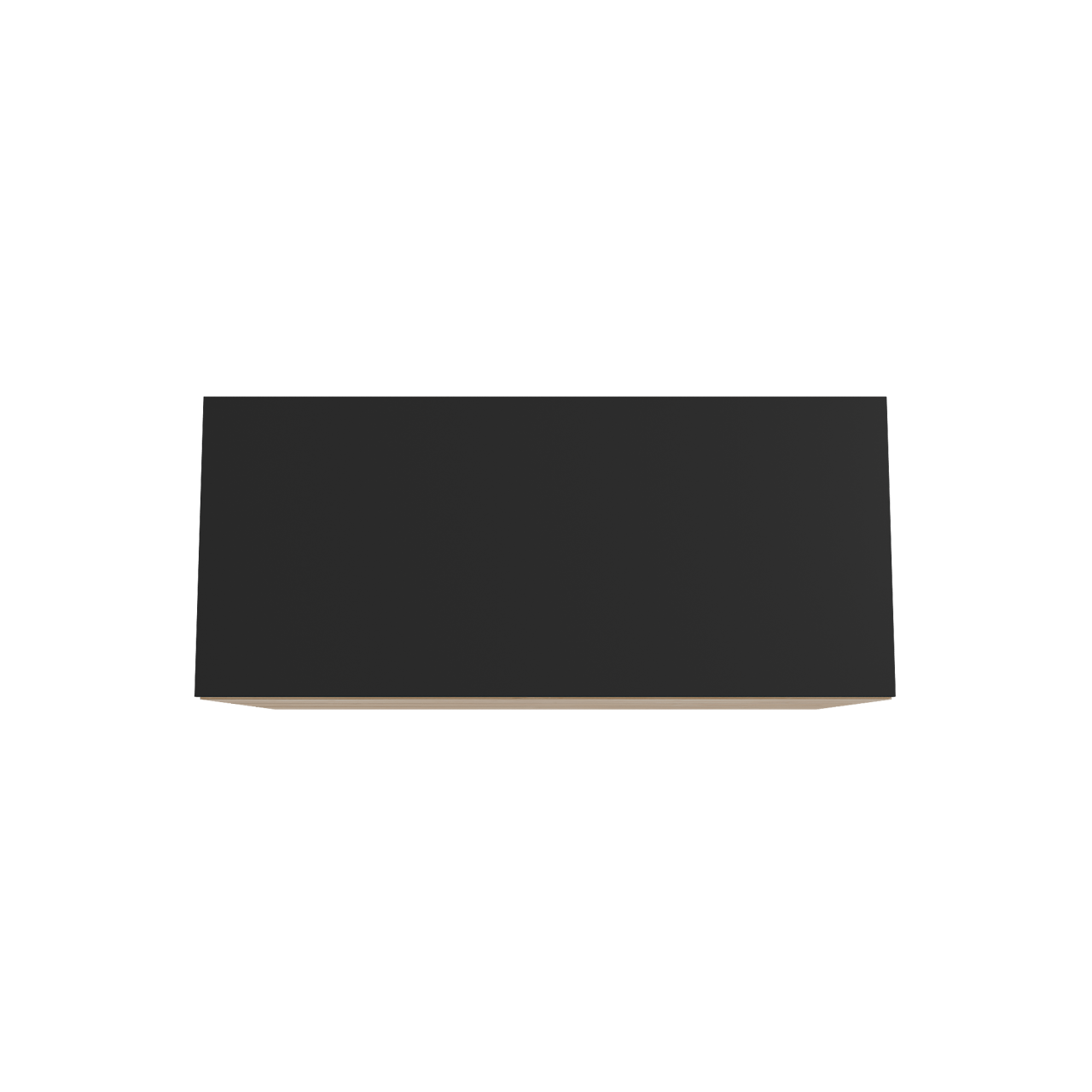 Storke Edge freistehendes Möbelstück Set: 120 x 52 cm, Rohe Eiche, mit Panton Einzel- oder Doppel Waschtischplatte, Pulverbeschichtetes MDF Schwarz matt