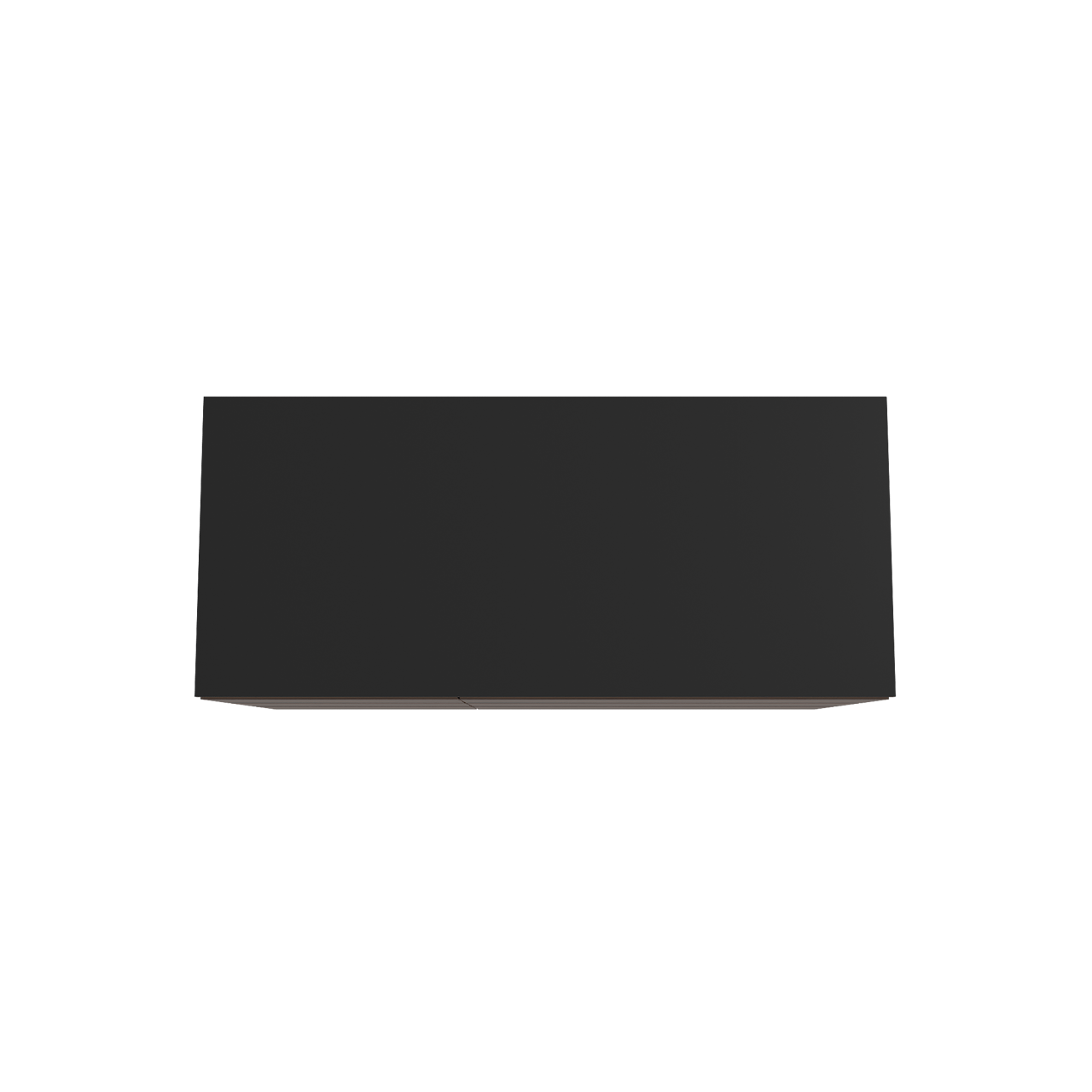 Storke Edge freistehendes Möbelstück Set: 120 x 52 cm, Nussbaum, mit Panton Einzel- oder Doppel Waschtischplatte, Pulverbeschichtetes MDF Schwarz matt
