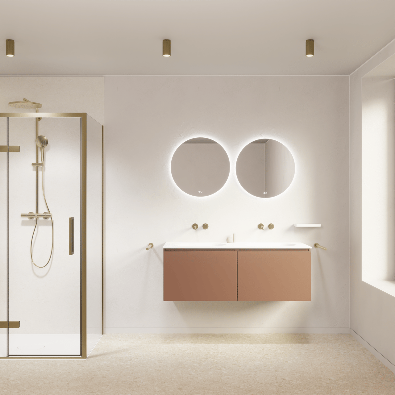 Florris Sevilla SPC-Klickvinylböden, 6 Stück, 40x80cm, Cresta Beige