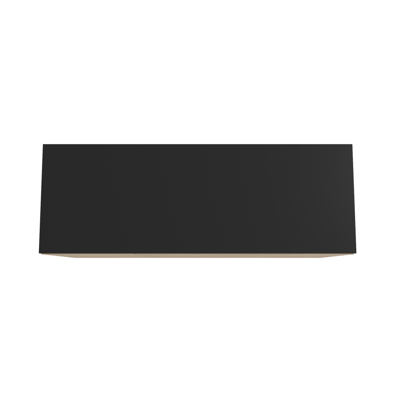 Storke Edge freistehendes Möbelstück Set: 150 x 52 cm, Rohe Eiche, mit Panton Einzel- oder Doppel Waschtischplatte, Pulverbeschichtetes MDF Schwarz matt