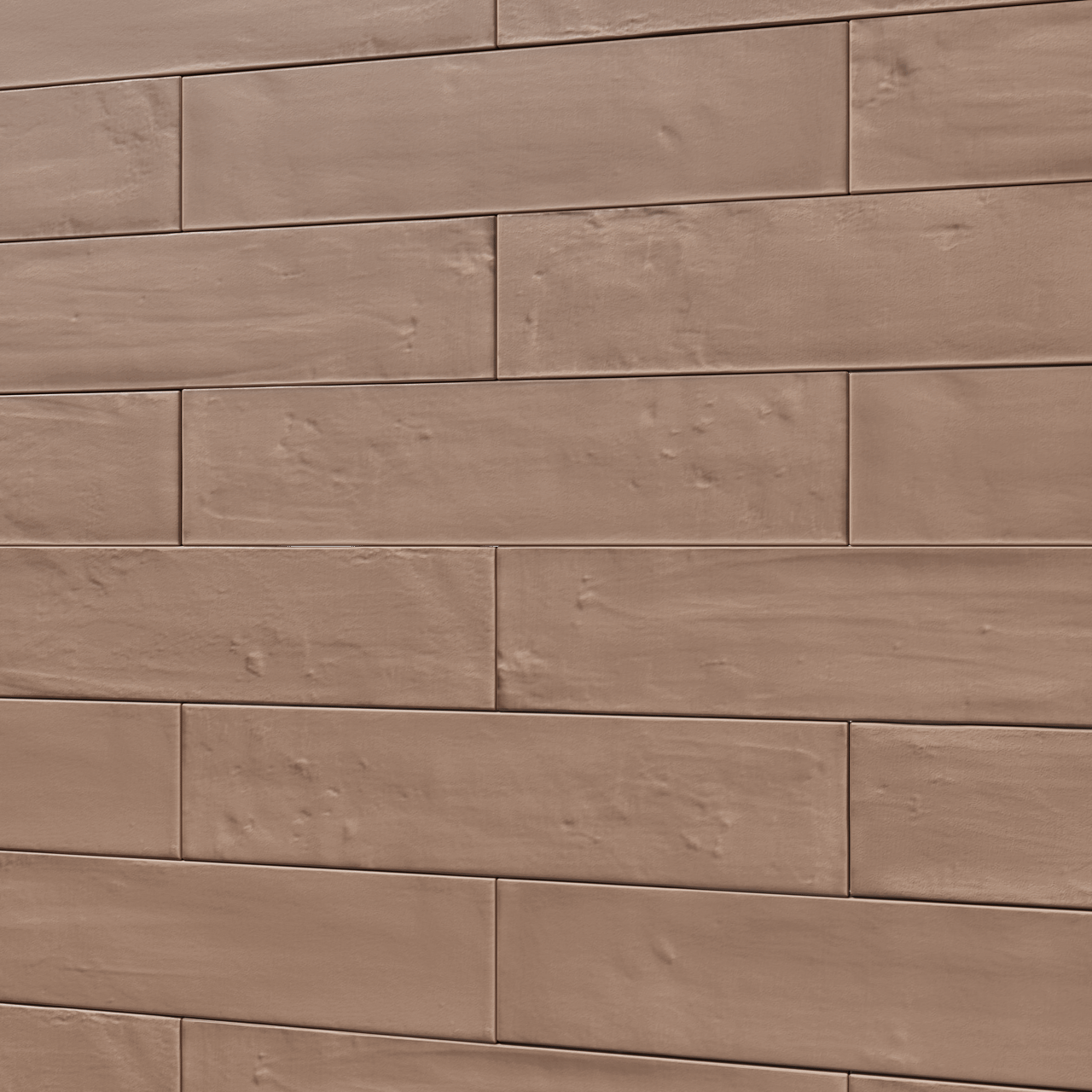 Carruzo Barrio keramische wandtegels 32 stuks 6x25cm Tierra