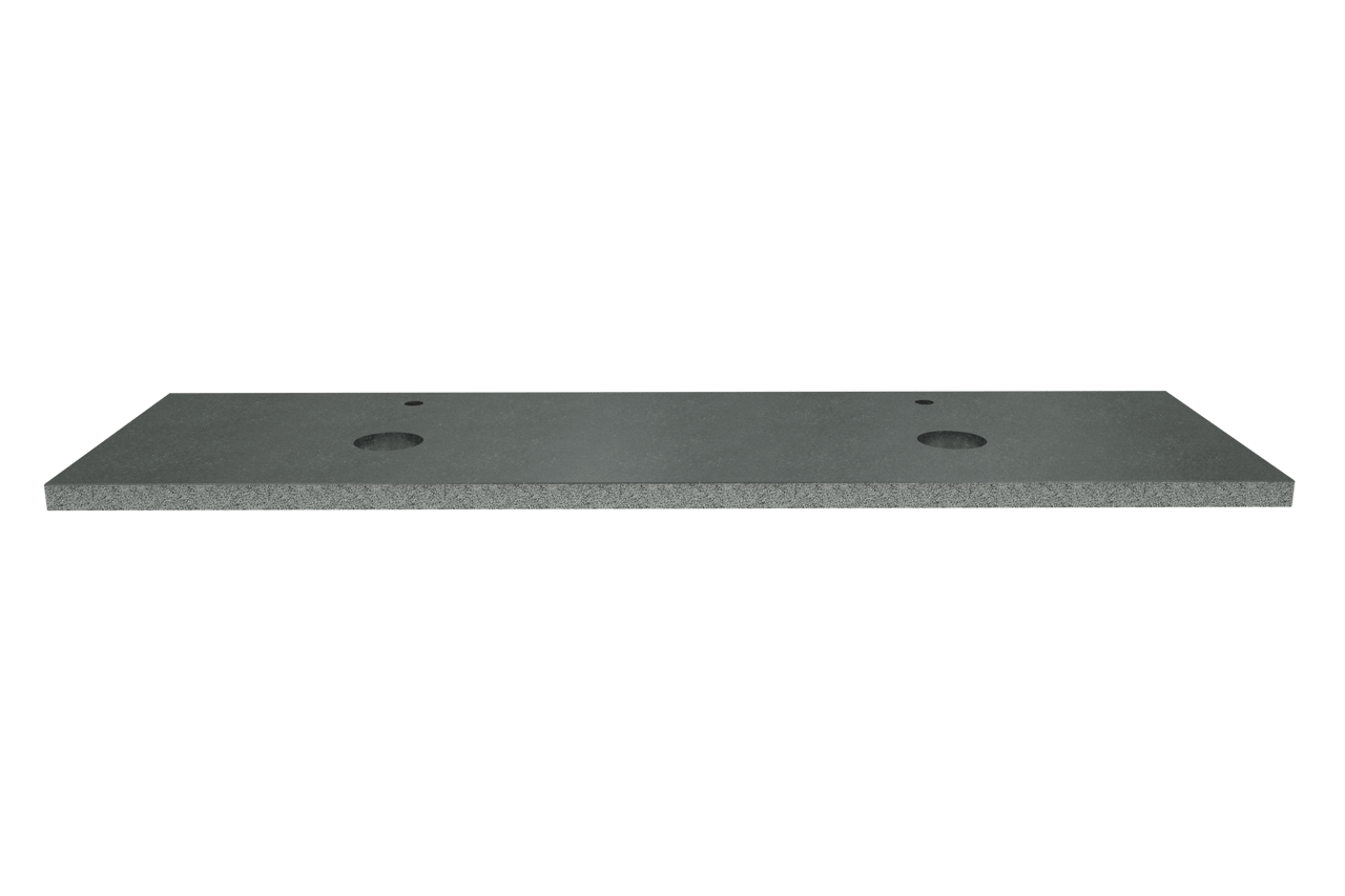 Balmani Rock Doppelwaschtischplatte, Granit poliert, 180 x 55 cm