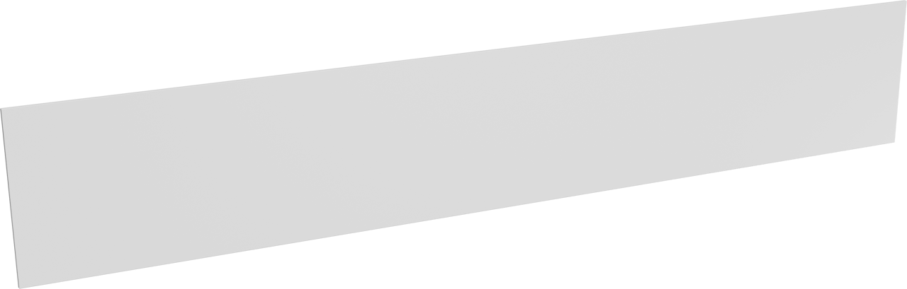 Luca Varess crédence solid surface blanc mat 25 x 150 cm