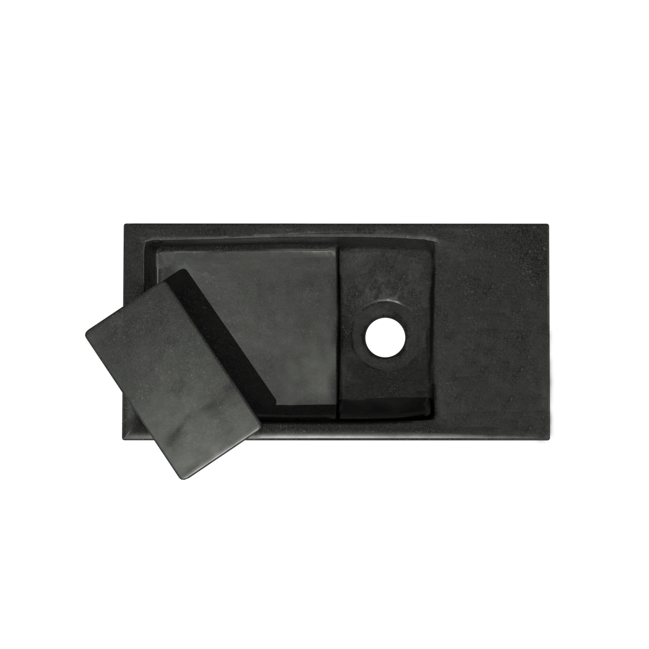 Balmani Mood lave-mains 36 x 18 cm granite aiguisé